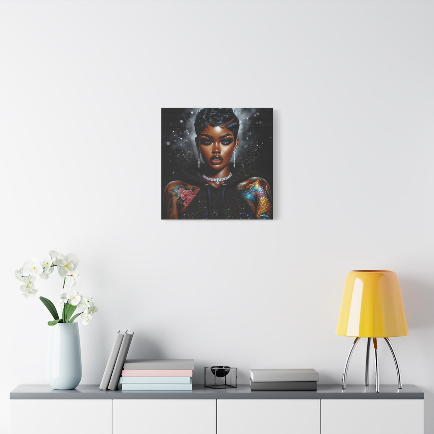 Beautiful Black Woman Canvas Art