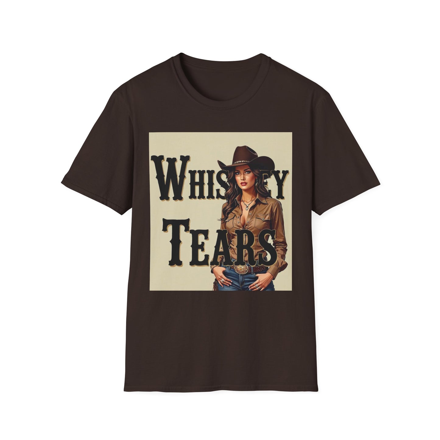 Whiskey Tears Western Boho, Unisex T-Shirt,