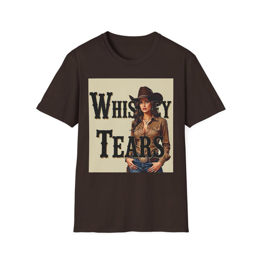 Whiskey Tears Western Boho, Unisex T-Shirt,