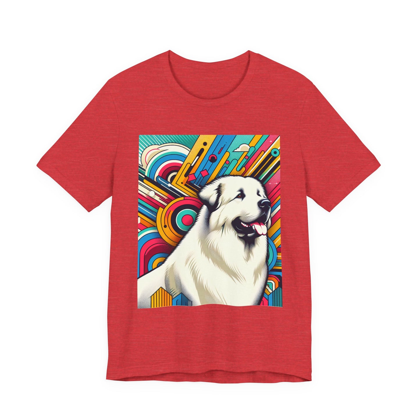 Retro Colorful Great PyreneesTee - Unisex Shirt
