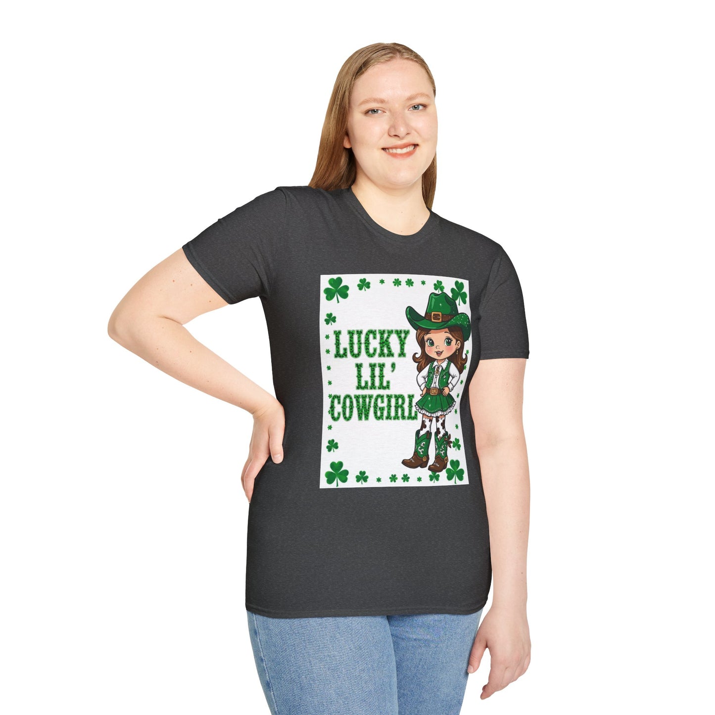 Lucky Lil Cowgirl Western Boho, Unisex T-Shirt,