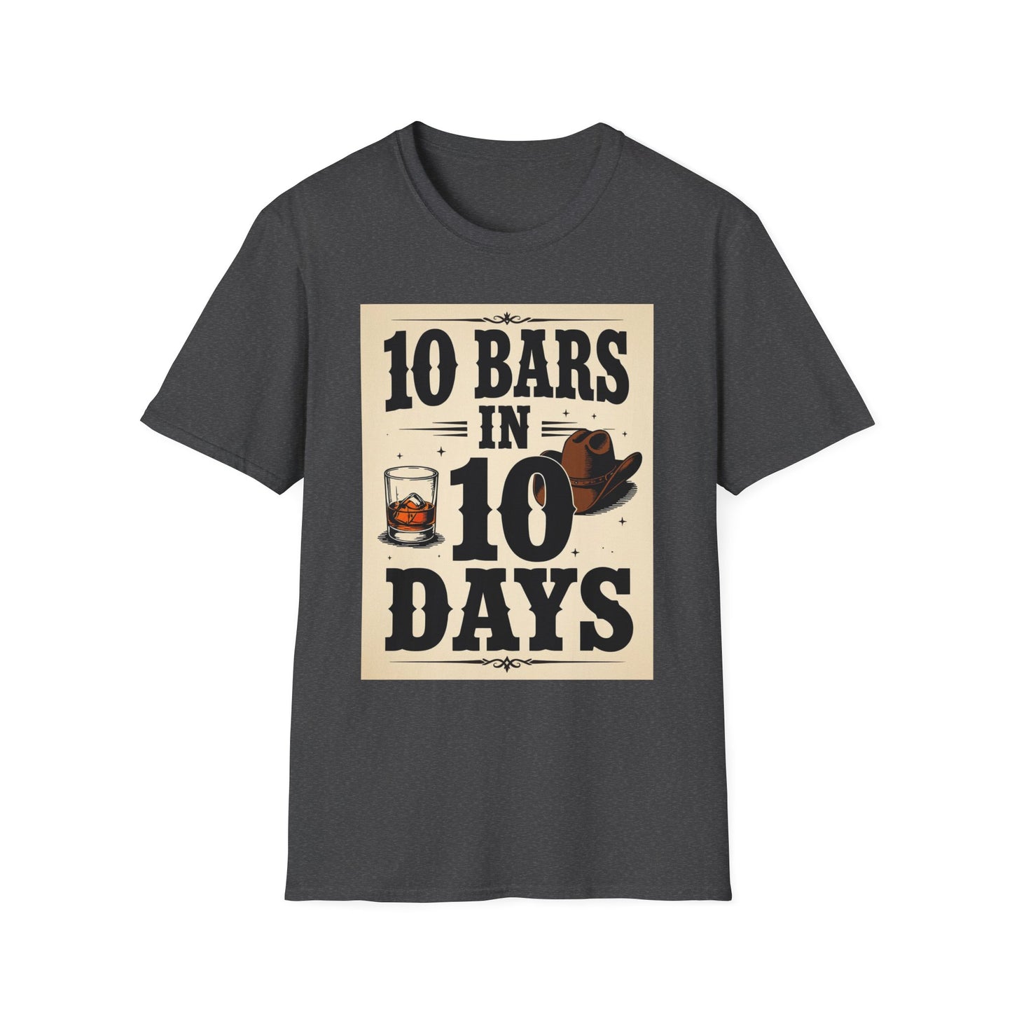 10 bars In 10 Days Western Boho, Unisex T-Shirt,