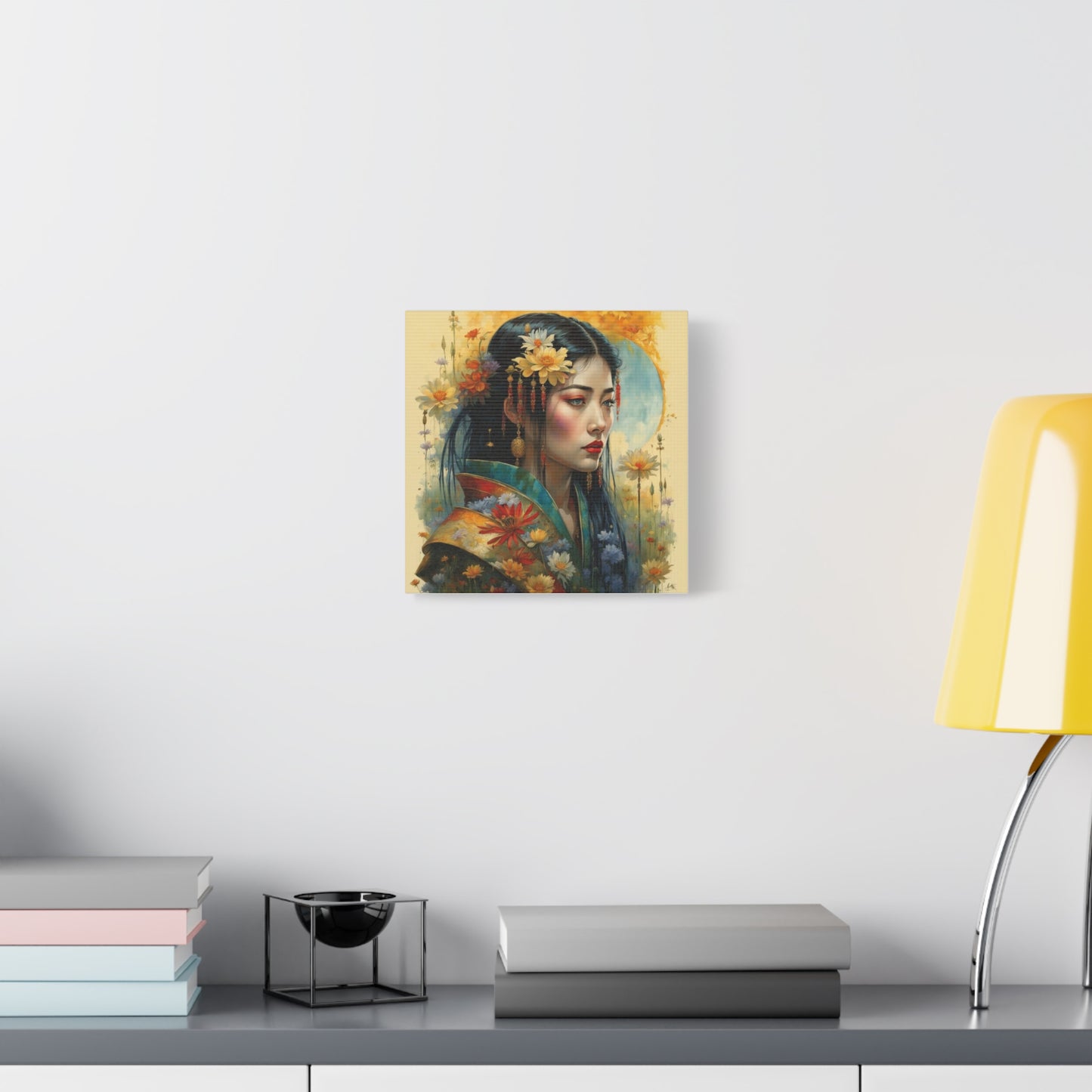 Beautiful Woman Asian Abstract Art