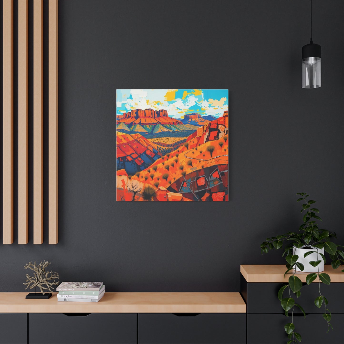 Canvas Wall Art - Abstract 2 Black Hills Scenic
