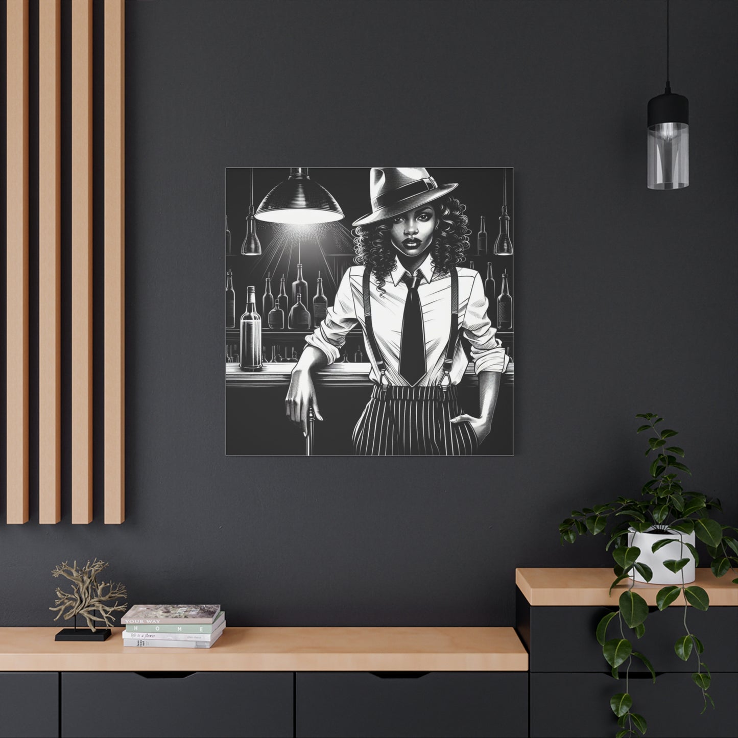Beautiful Black Woman Canvas Art