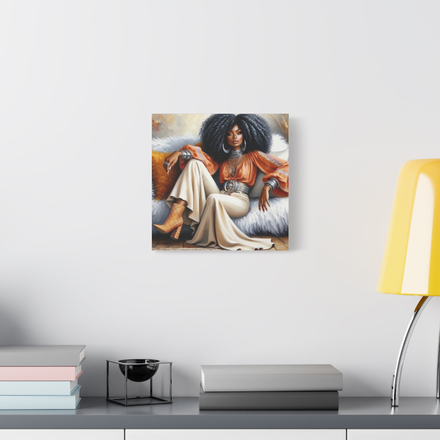 Beautiful Black Woman Canvas Art