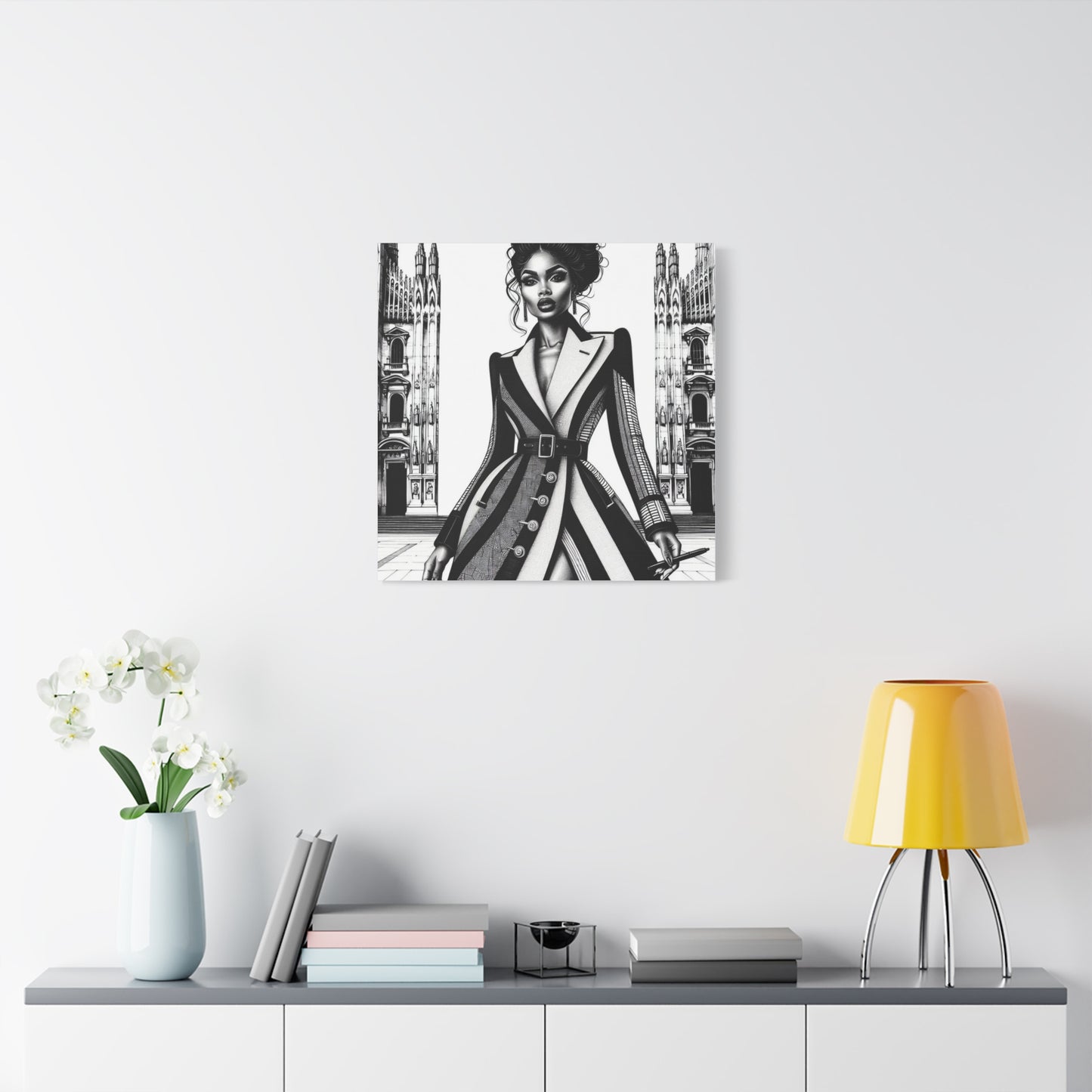 Beautiful Black Woman Canvas Art