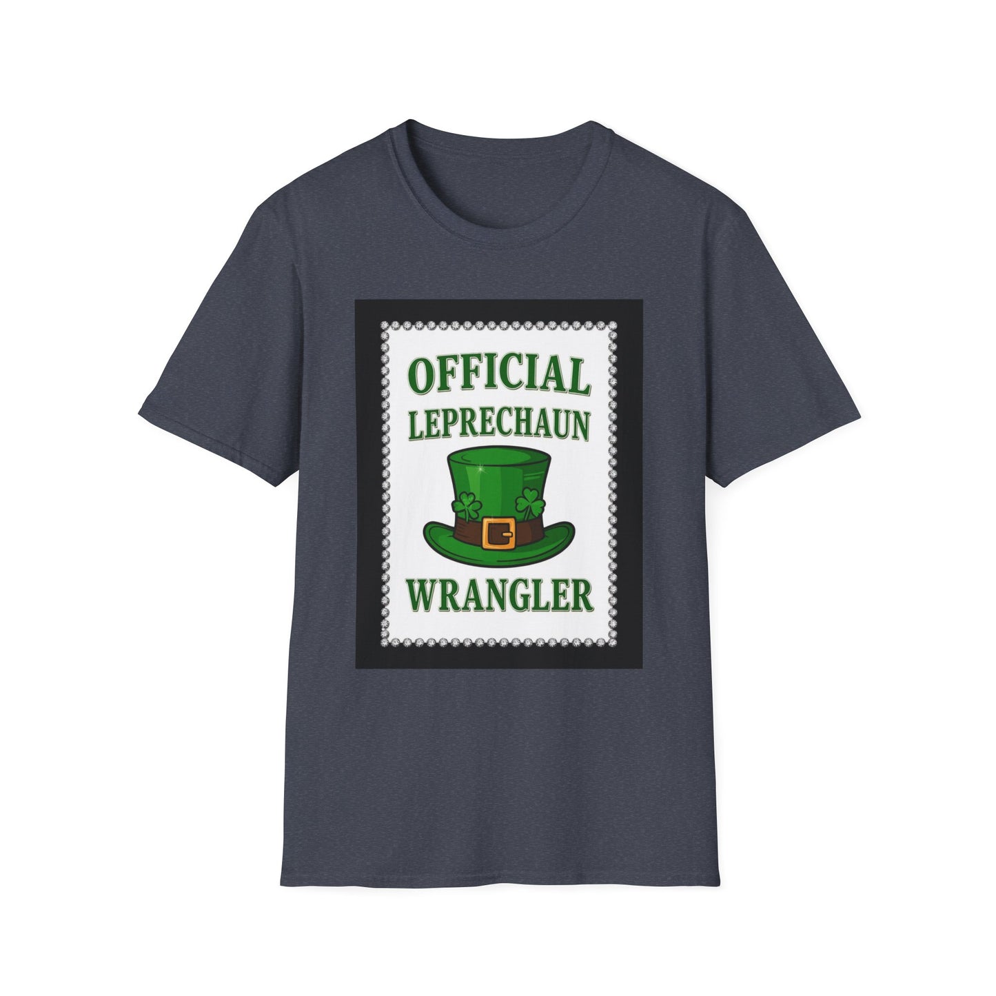 Official Leprechaun Wrangler... Saint Patty's Day Funny T-Shirt — St. Patrick's Day Humor Tee