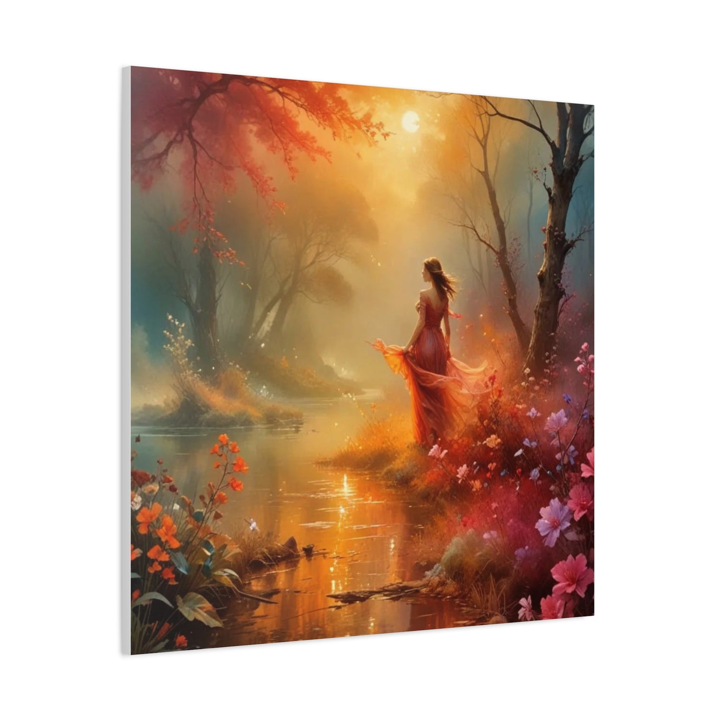 Canvas Print -Shimmer in the Morning Wall Art