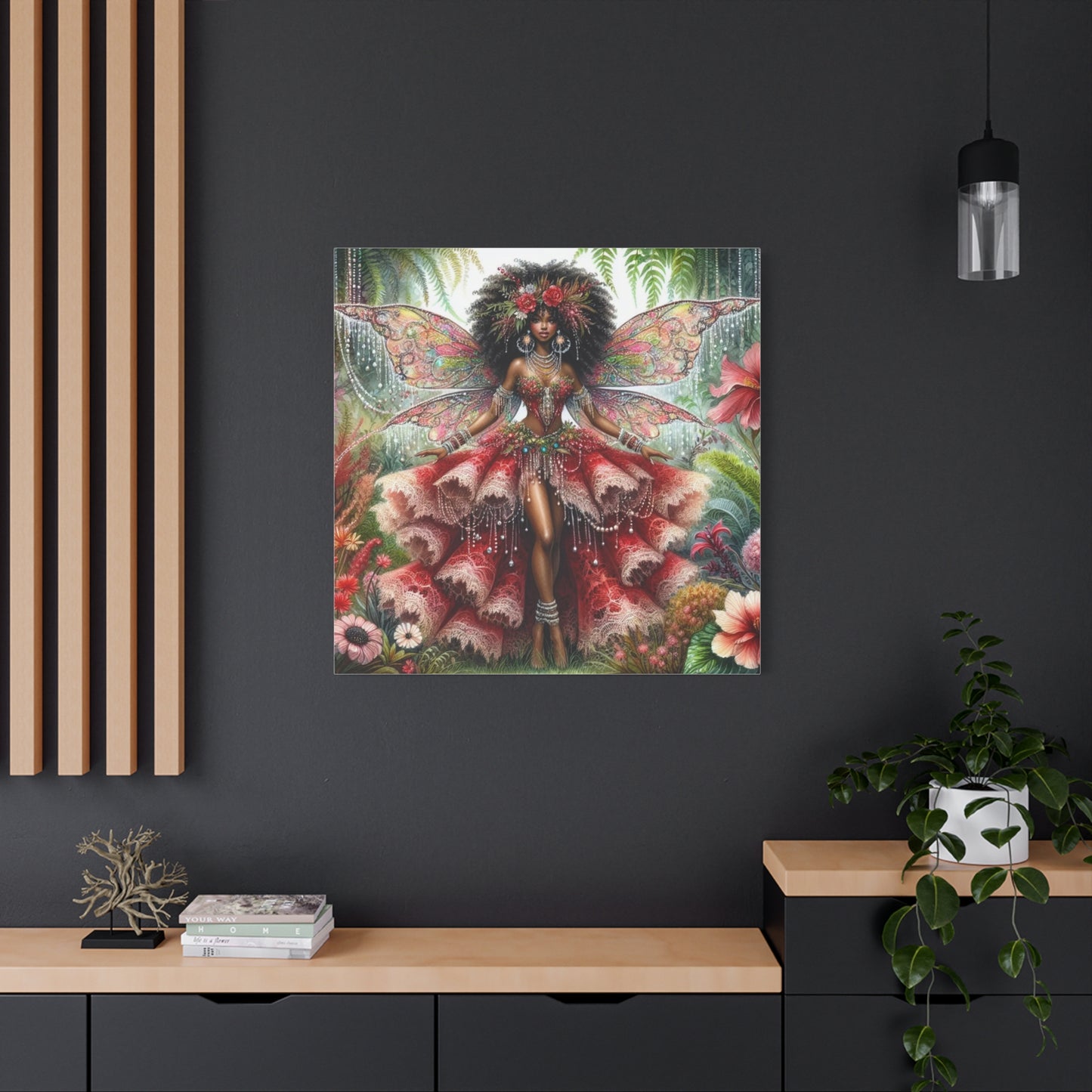 Beautiful Black Woman Canvas Art
