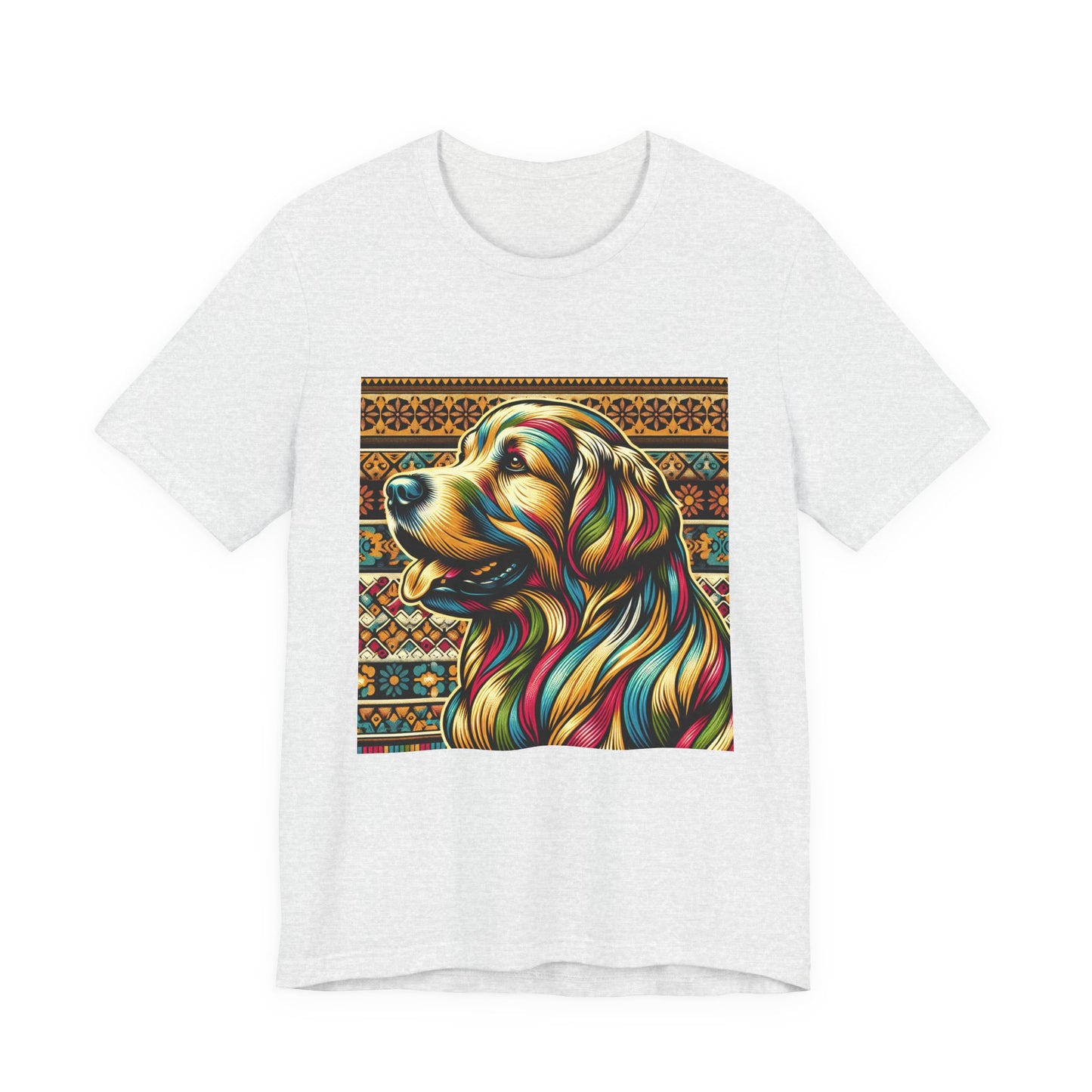 Retro Colorful Golden Retiever Tee - Unisex Shirt
