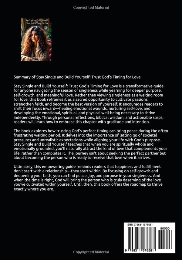Stay Single and Build Yourself: Trust God's Timing for Love
