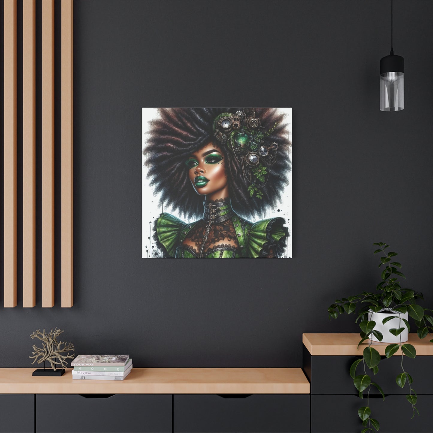 Beautiful Black Woman Canvas Art