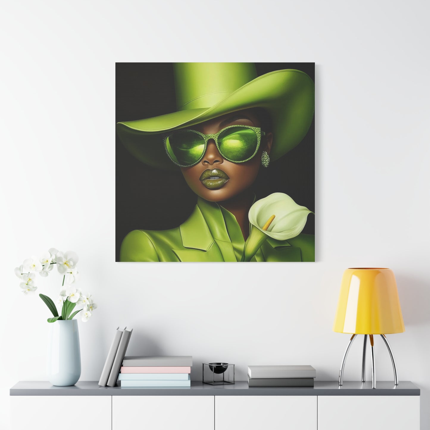 Beautiful Black Woman Canvas Art