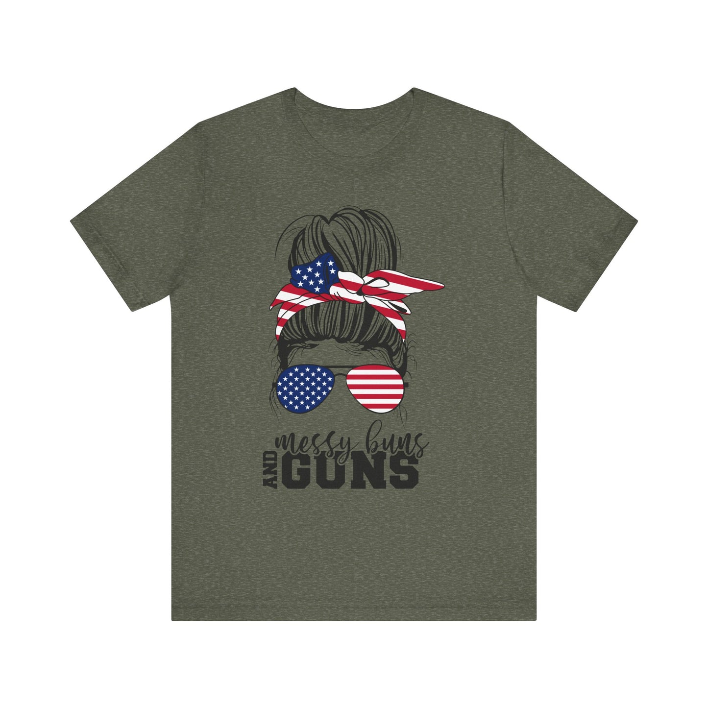 Messy Buns and Guns T-Shirt