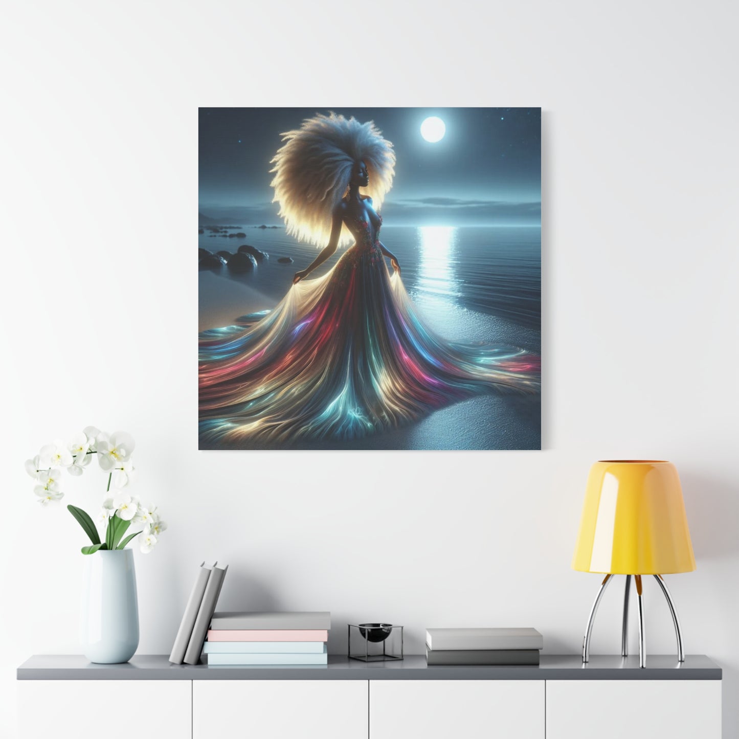 Beautiful Black Woman Canvas Art