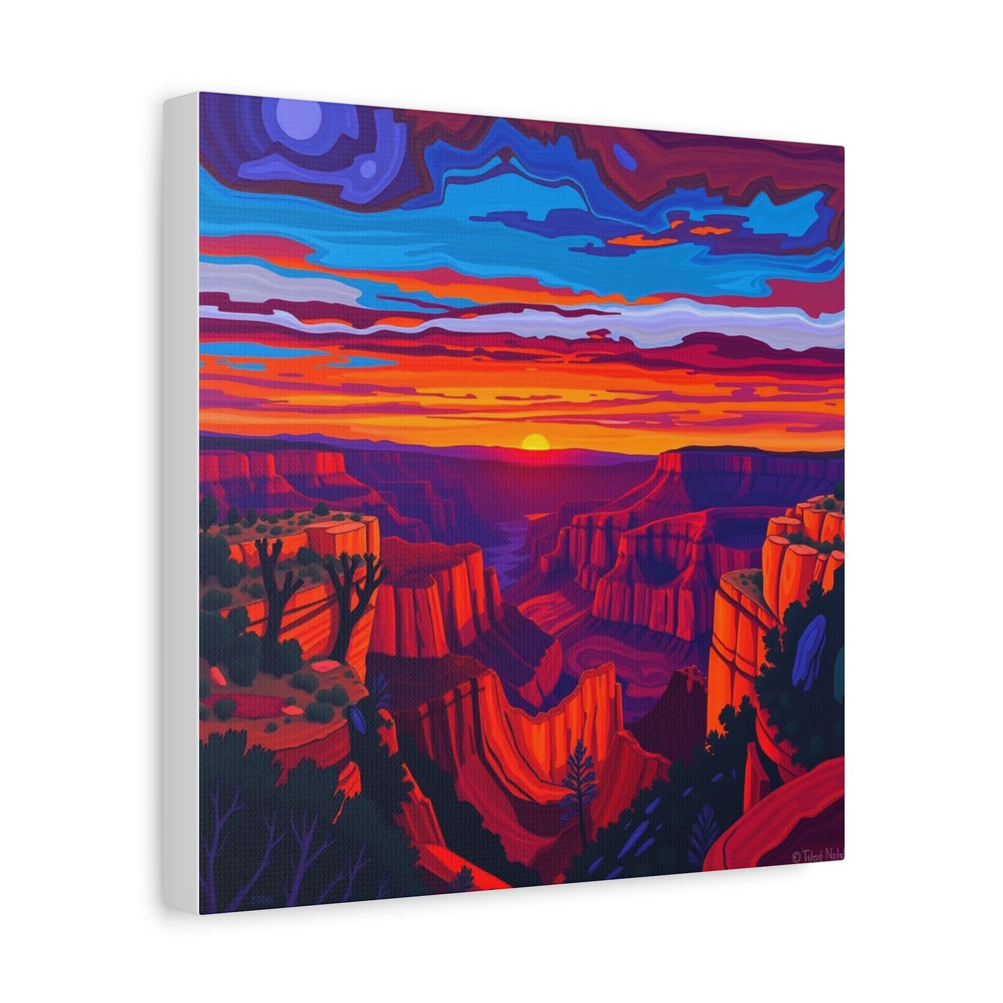 Canvas Print - Grand Canyon Abstract Art 2