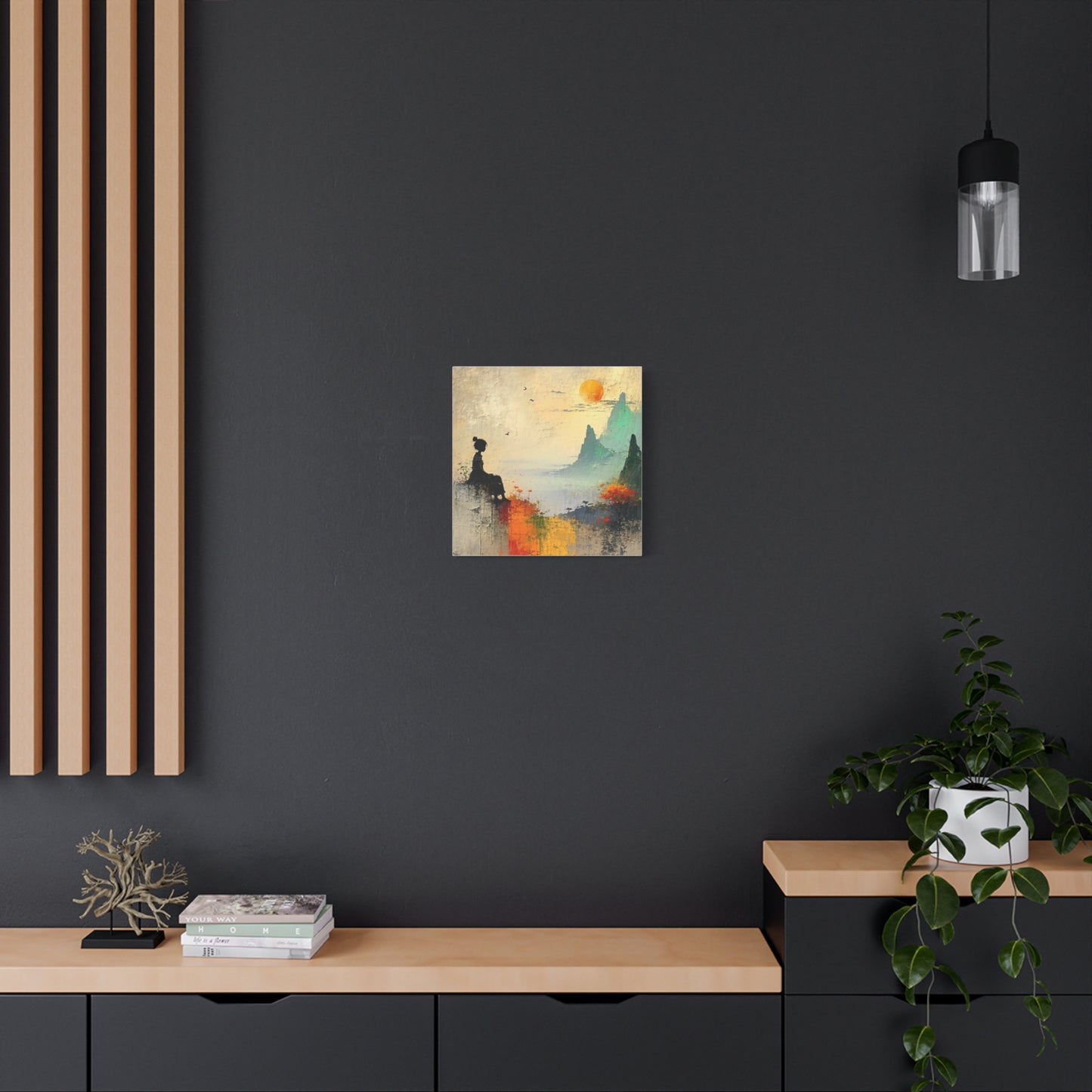Mountain View Abstract Art