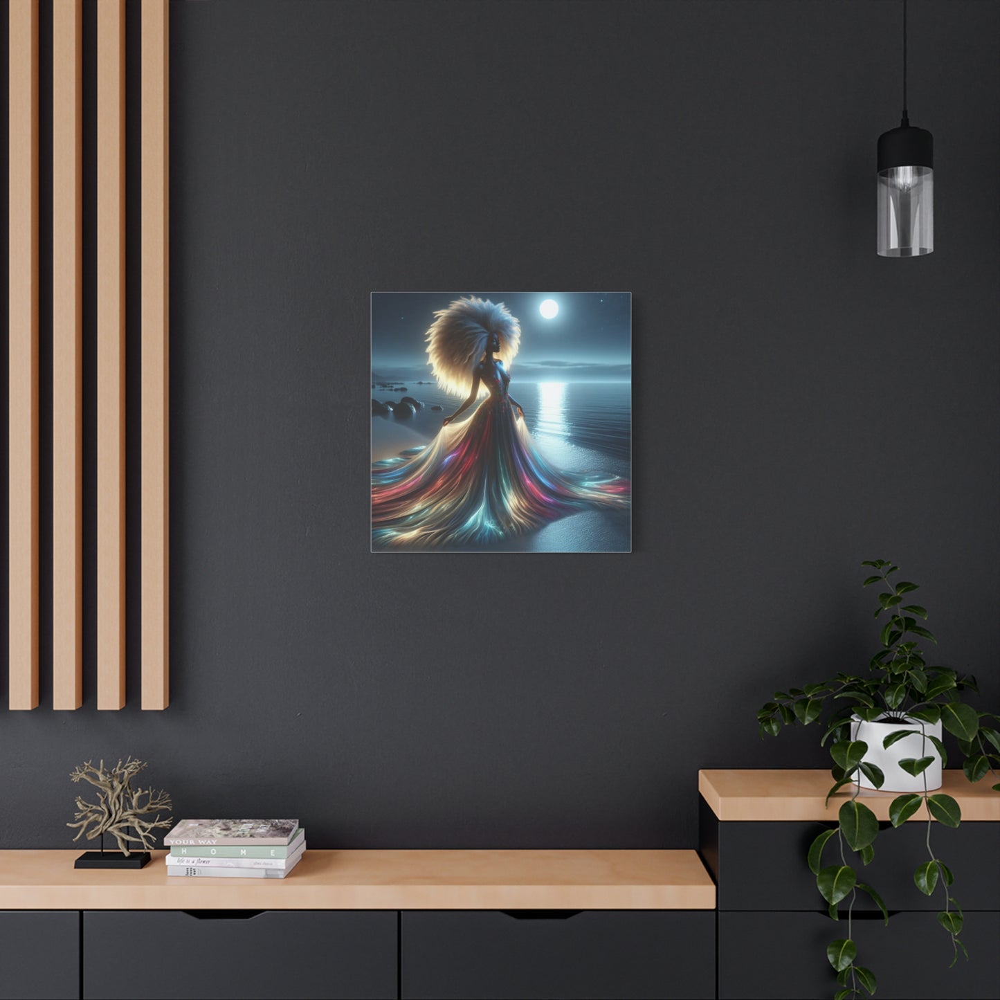Beautiful Black Woman Canvas Art