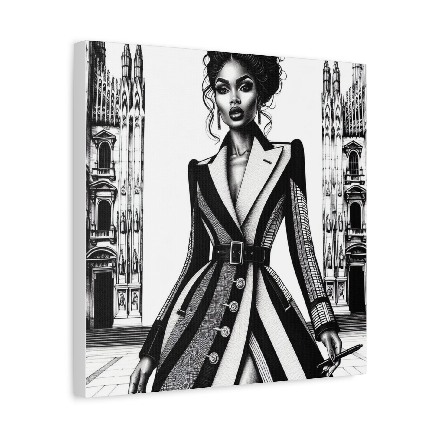 Beautiful Black Woman Canvas Art