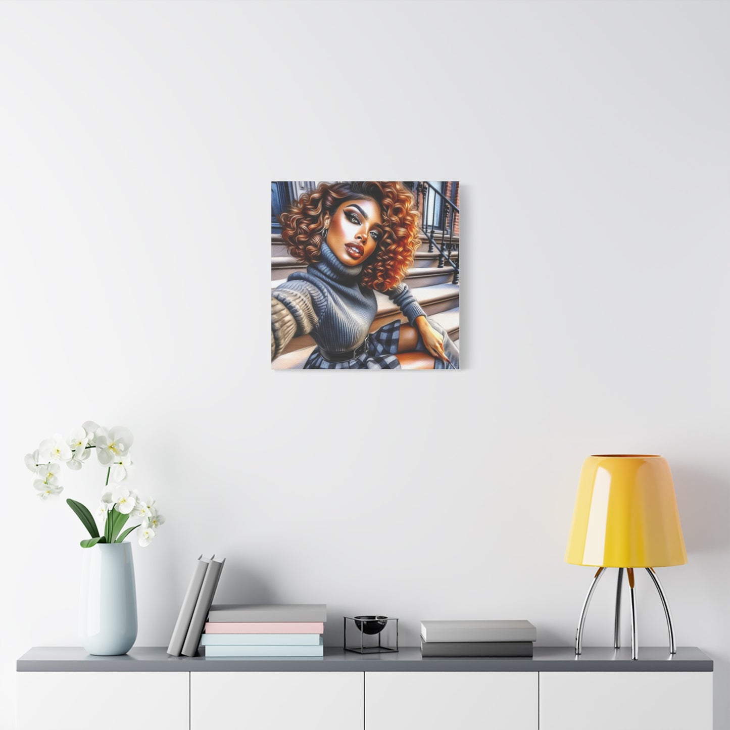 Beautiful Black Woman Canvas Art