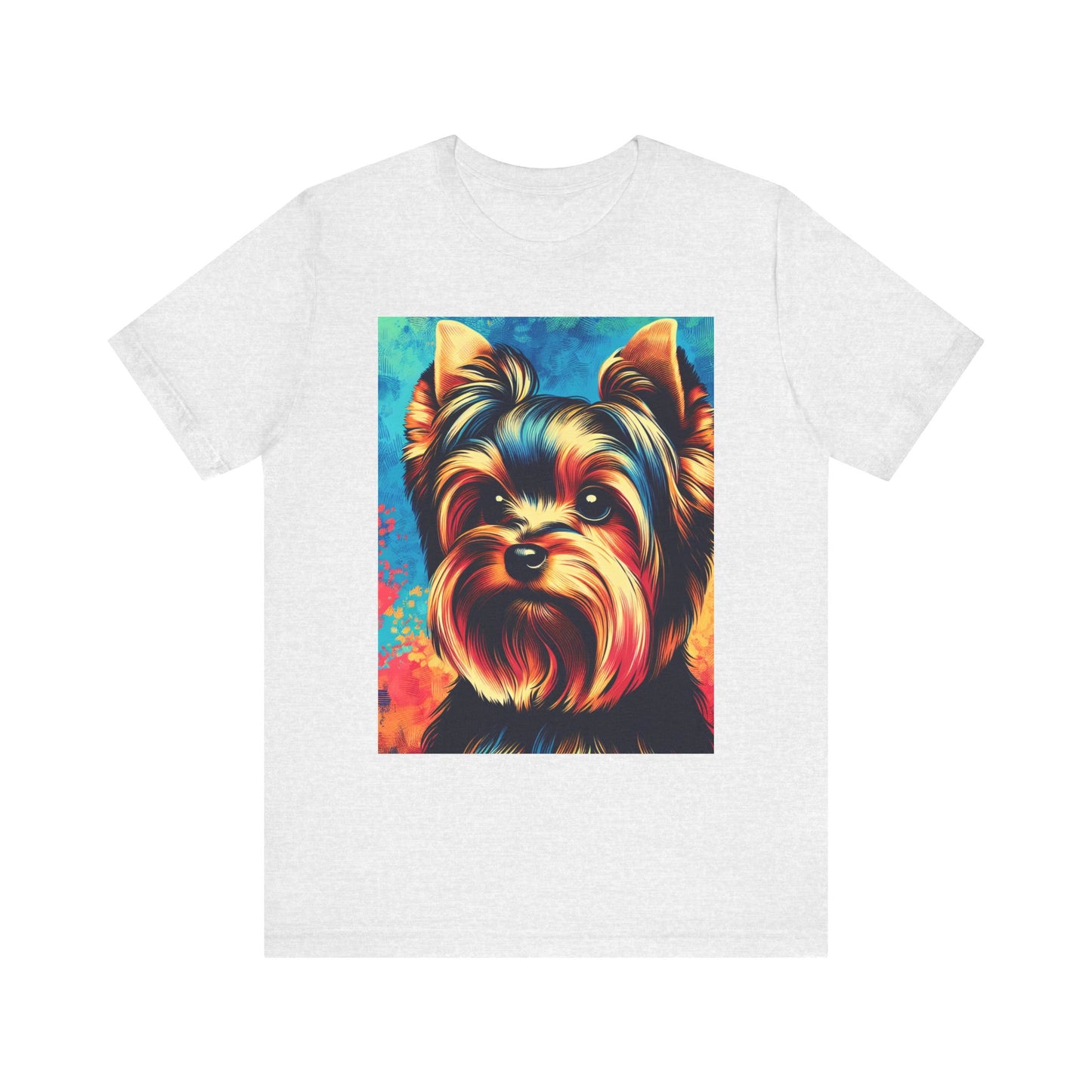 Retro Colorful Yorkie Tee - Unisex Shirt