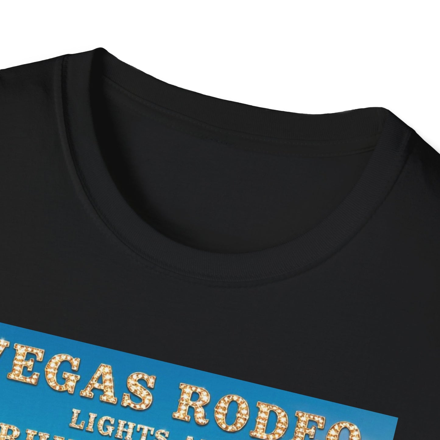 Vegas Rodeo Lights and Rhinestones Western Boho, Unisex T-Shirt,
