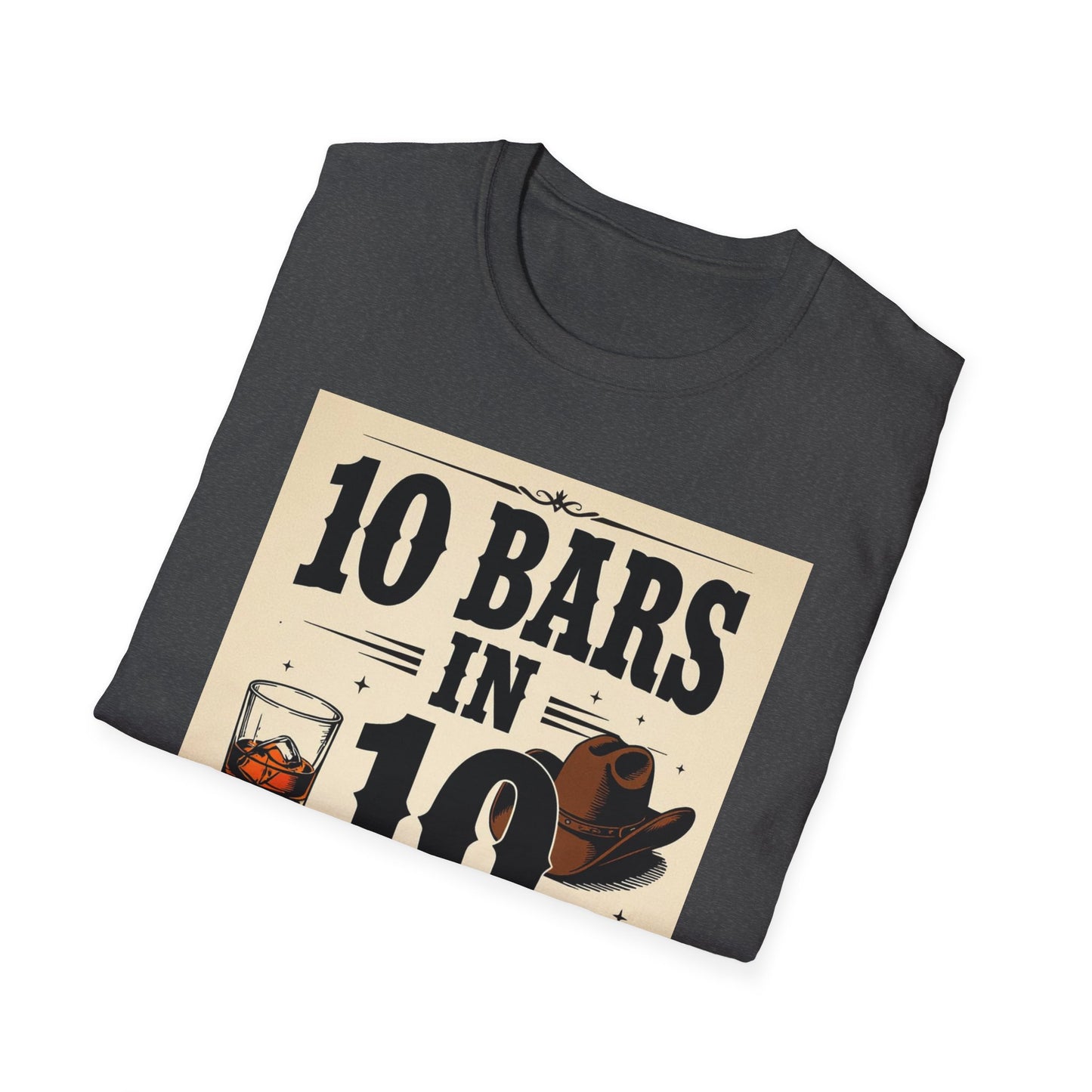 10 bars In 10 Days Western Boho, Unisex T-Shirt,