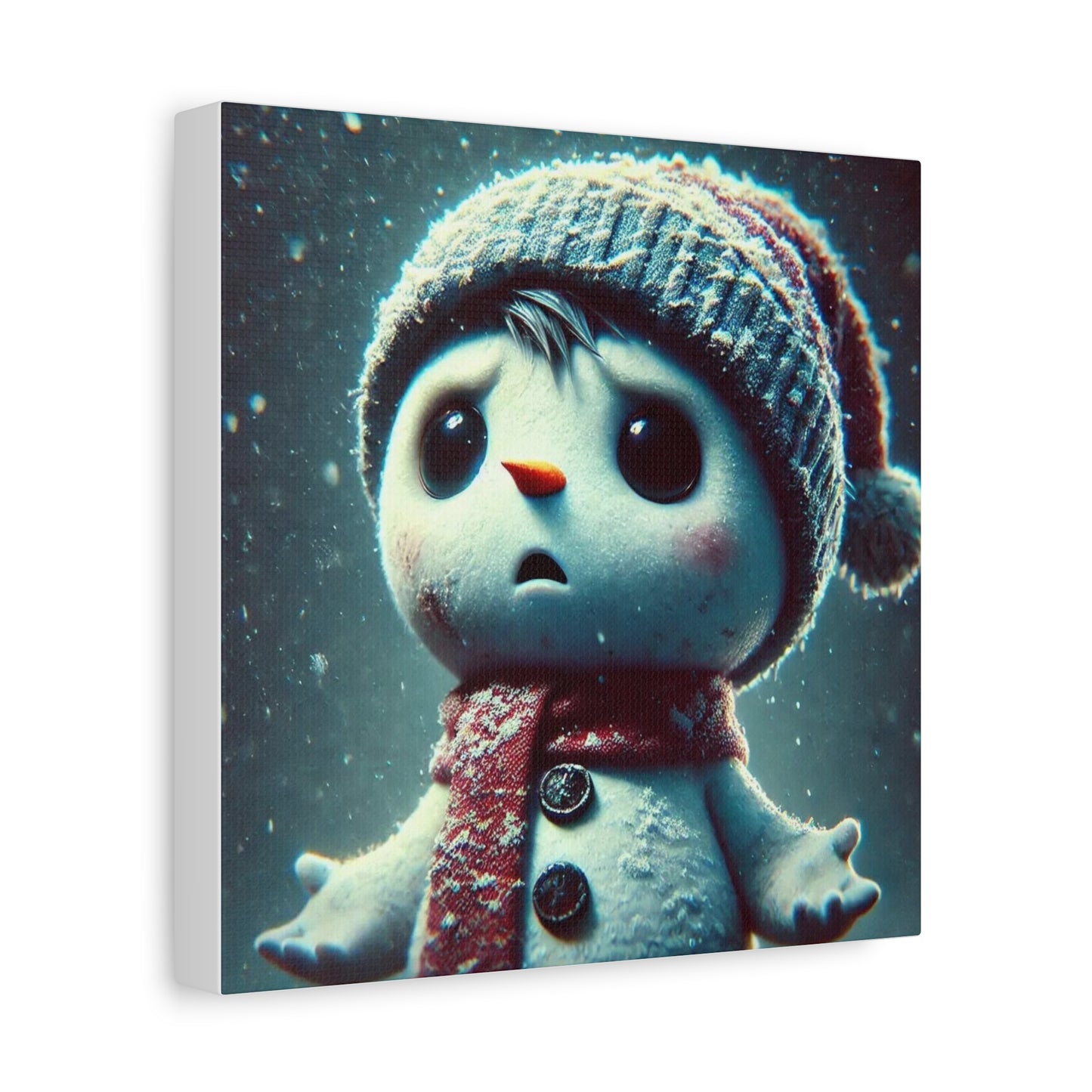 The Little Snowman Abstract Art