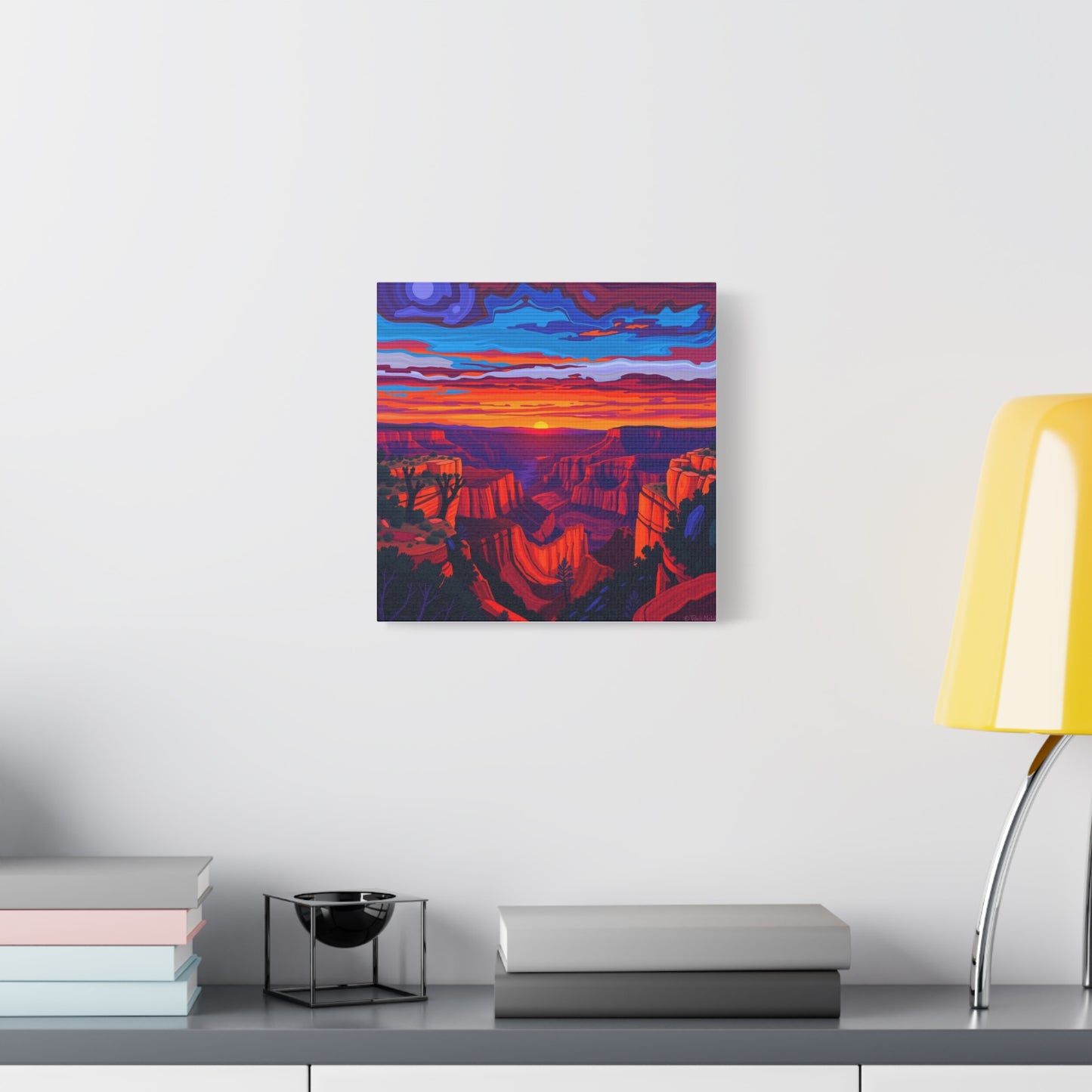 Canvas Print - Grand Canyon Abstract Art 2