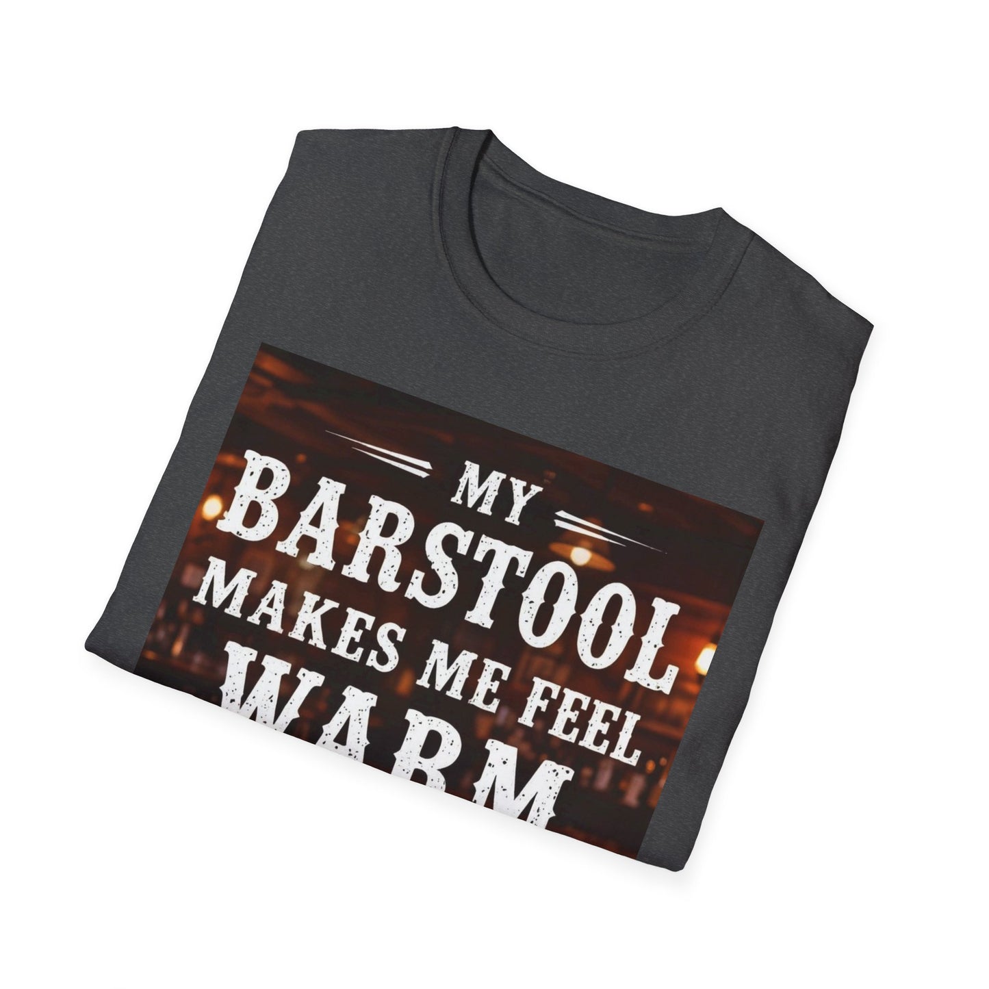 My Barstool Makes Me Feel Warm and Safe Western Boho, Unisex T-Shirt,