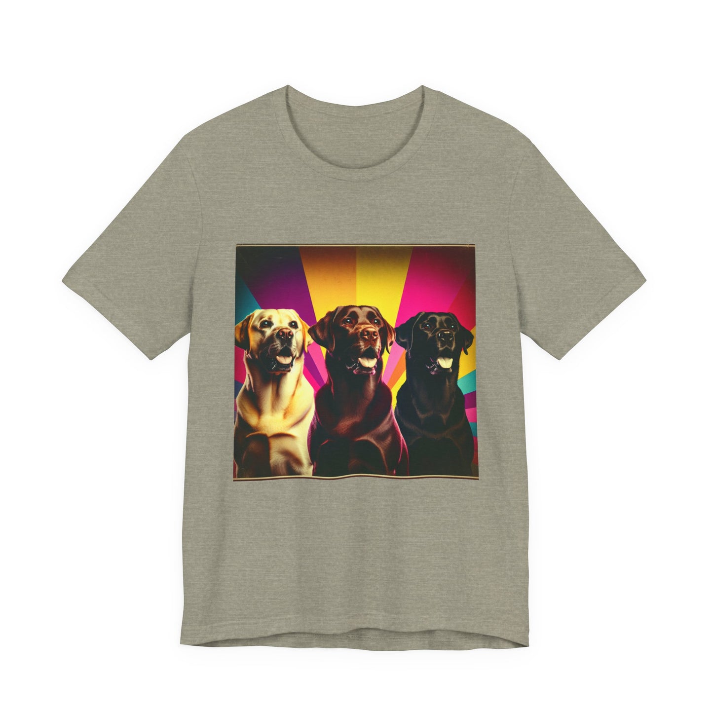 Retro Colorful Labrador Retrievers Tee - Unisex Shirt