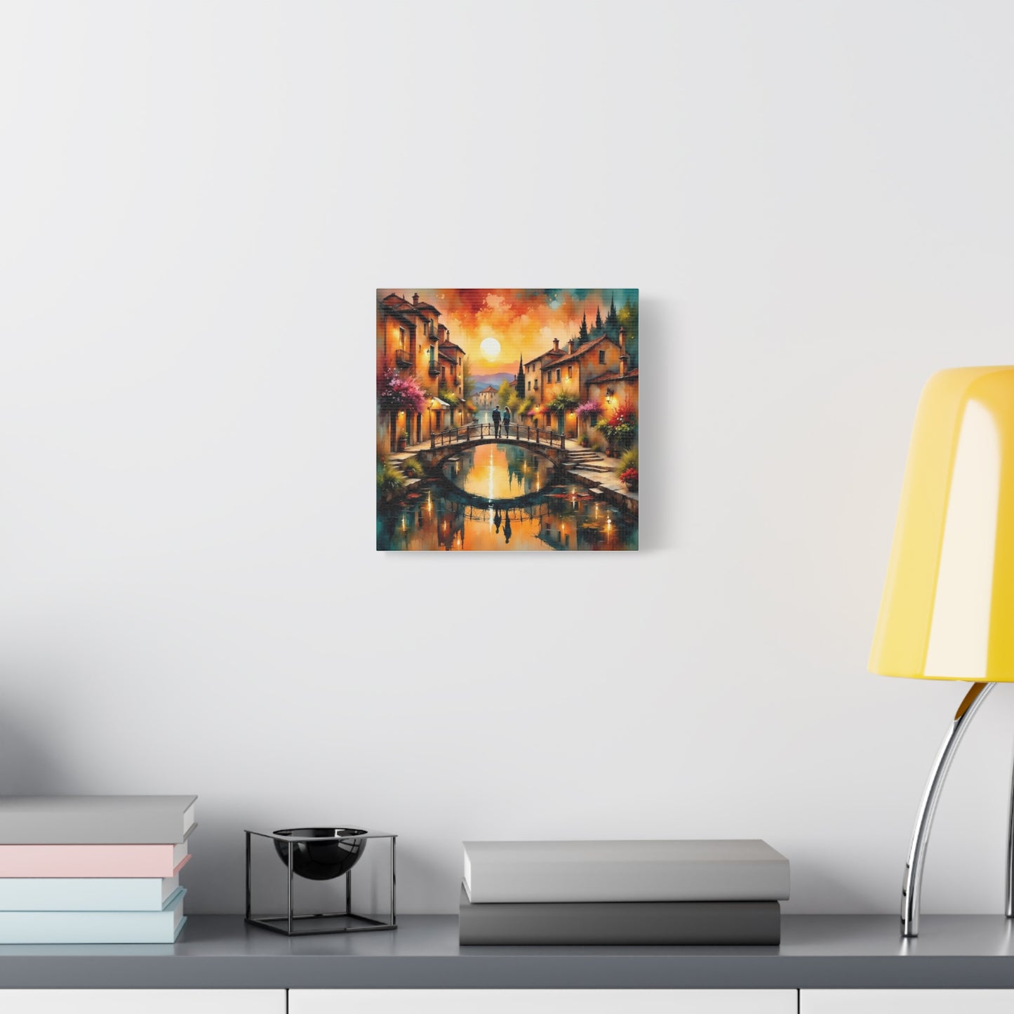 Date on the Bridge Abstract Art
