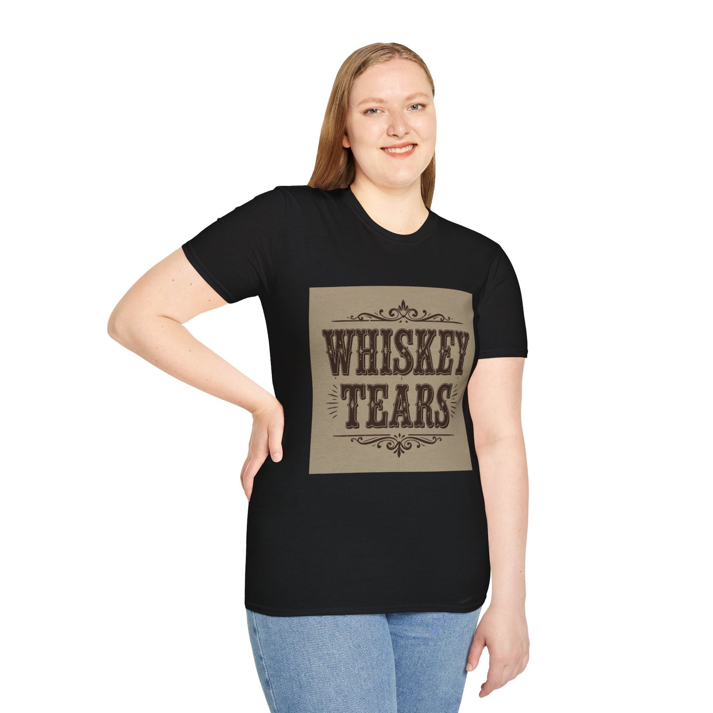 Whiskey Tears Western Boho, Unisex T-Shirt,
