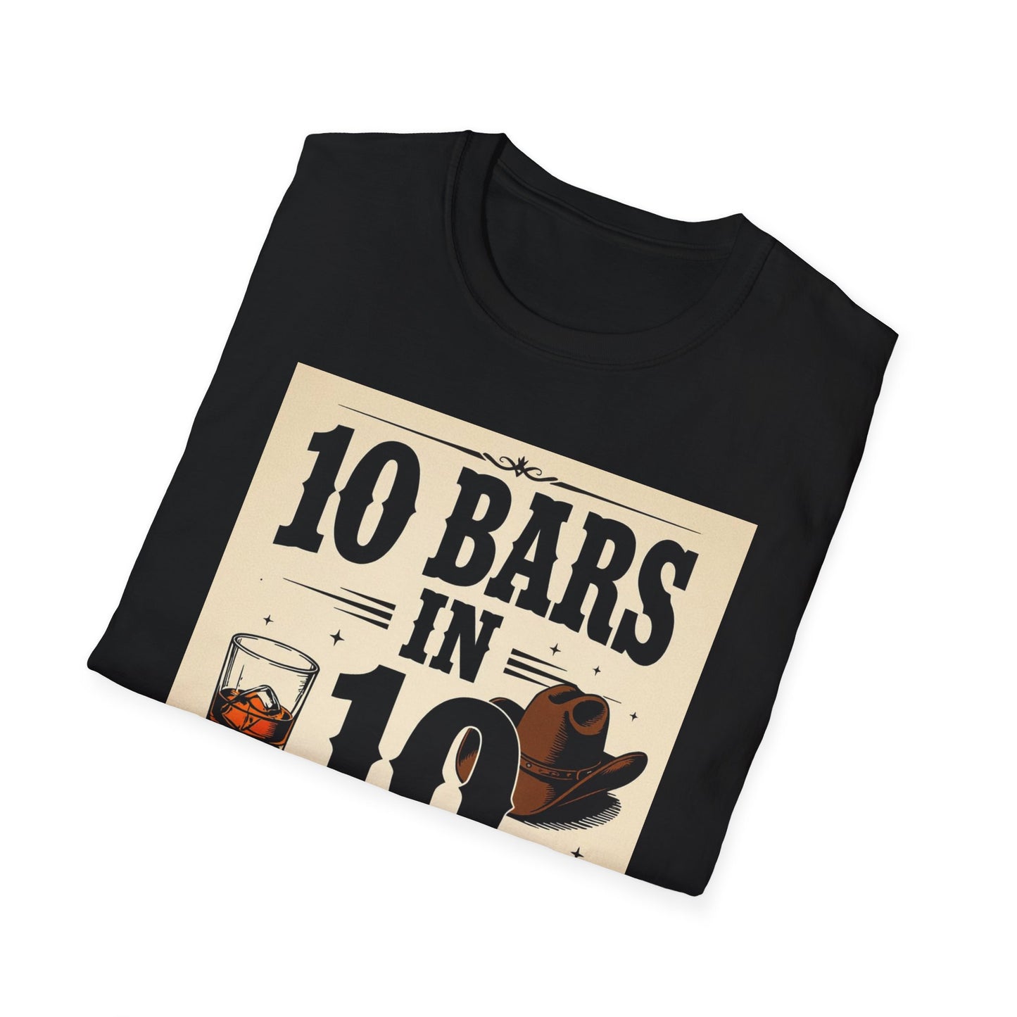 10 bars In 10 Days Western Boho, Unisex T-Shirt,