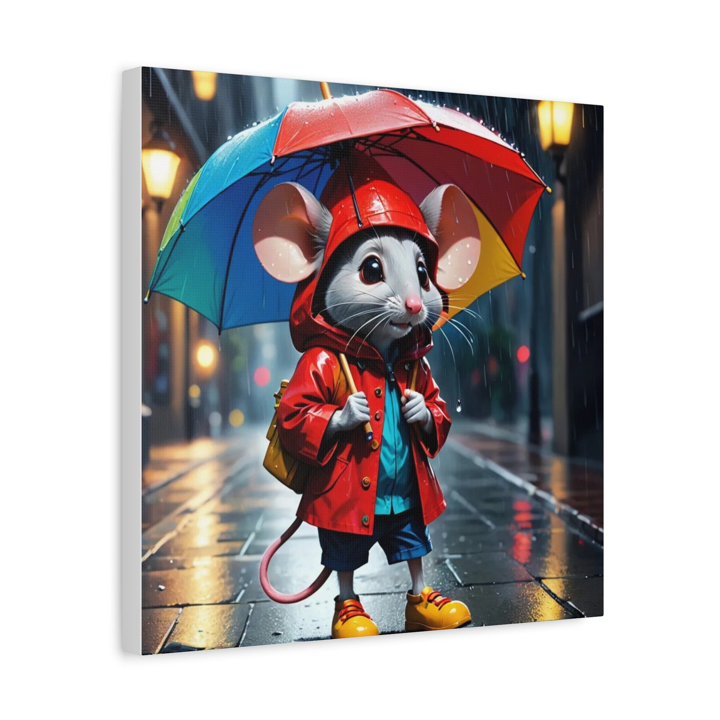 Mouse in the Rain Art