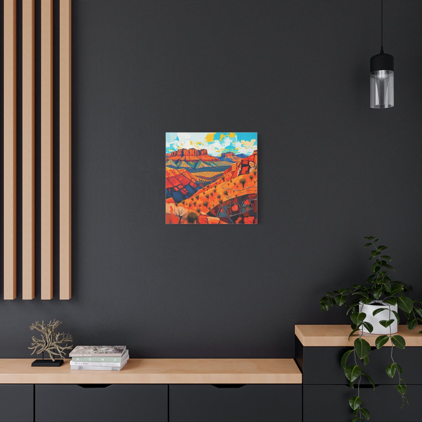 Canvas Wall Art - Abstract 2 Black Hills Scenic