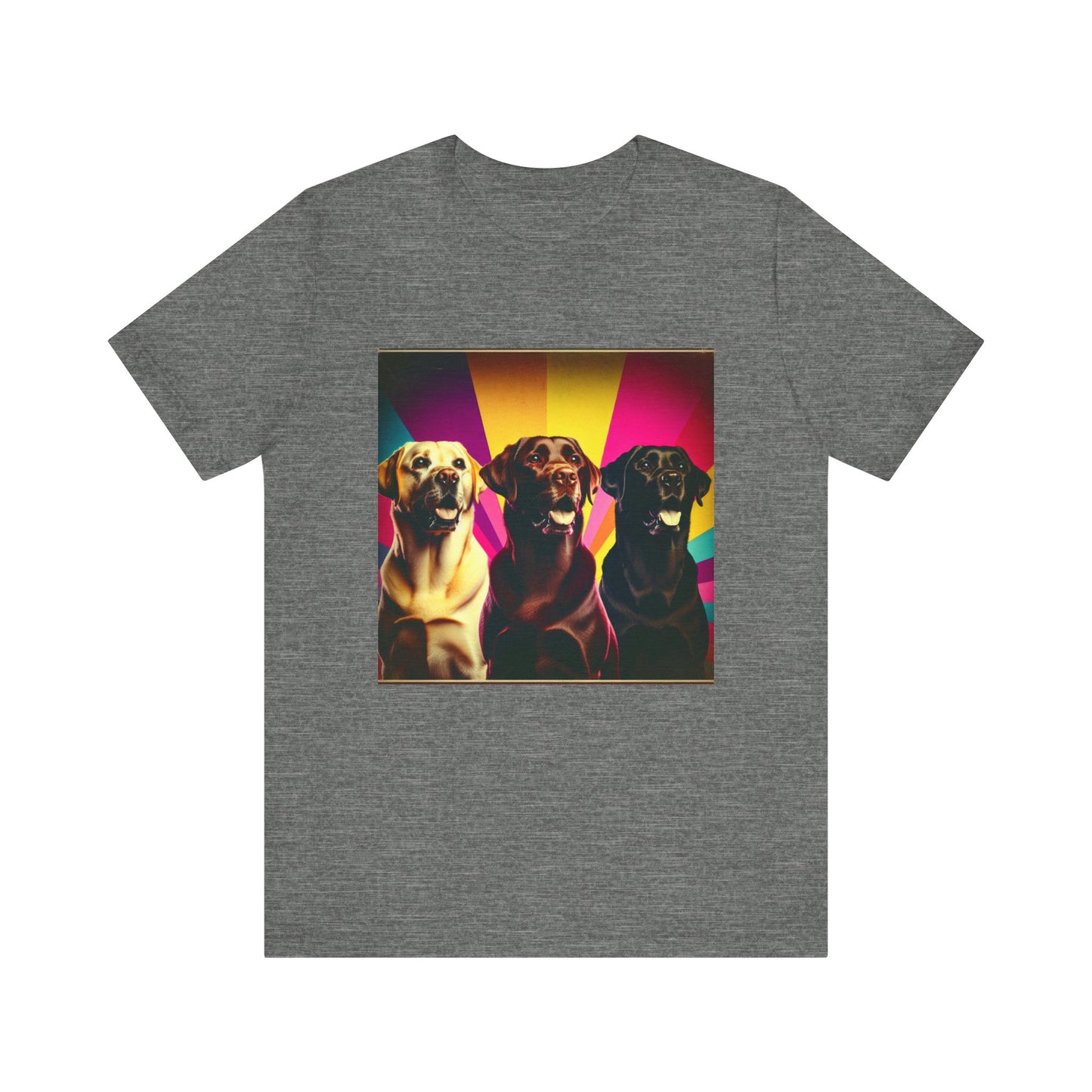Retro Colorful Labrador Retrievers Tee - Unisex Shirt