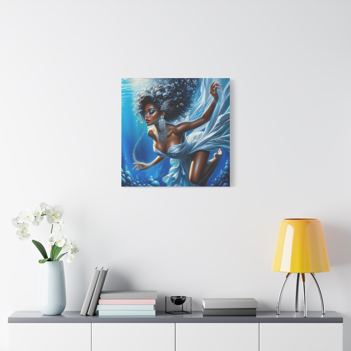 Beautiful Black Woman Canvas Art