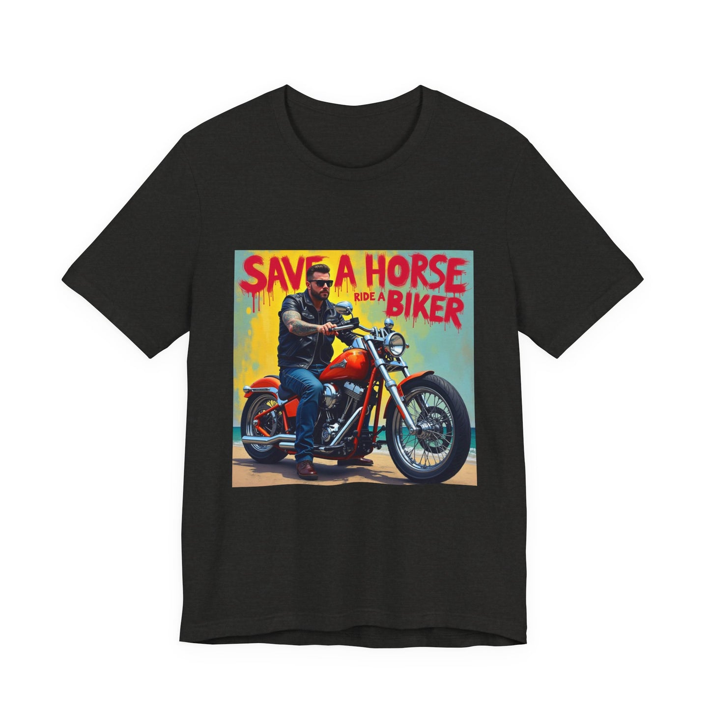 Save a Horse Ride a Biker Tee 2