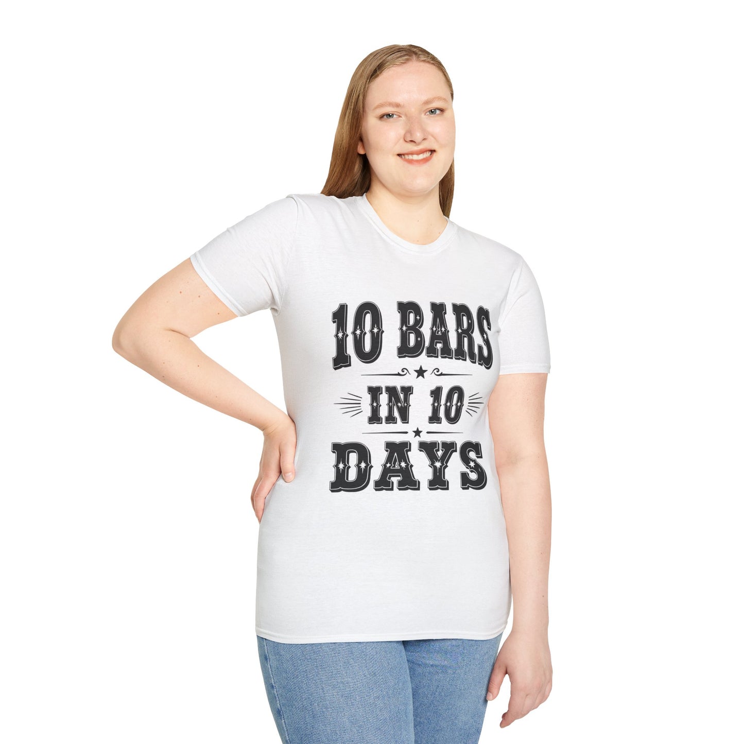 10 bars In 10 Days Western Boho, Unisex T-Shirt,