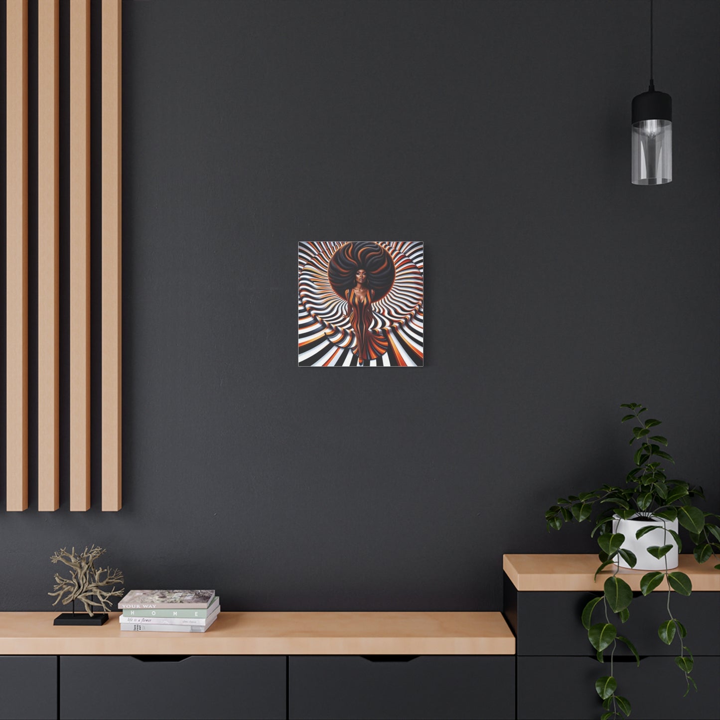 Beautiful Black Woman Canvas Art