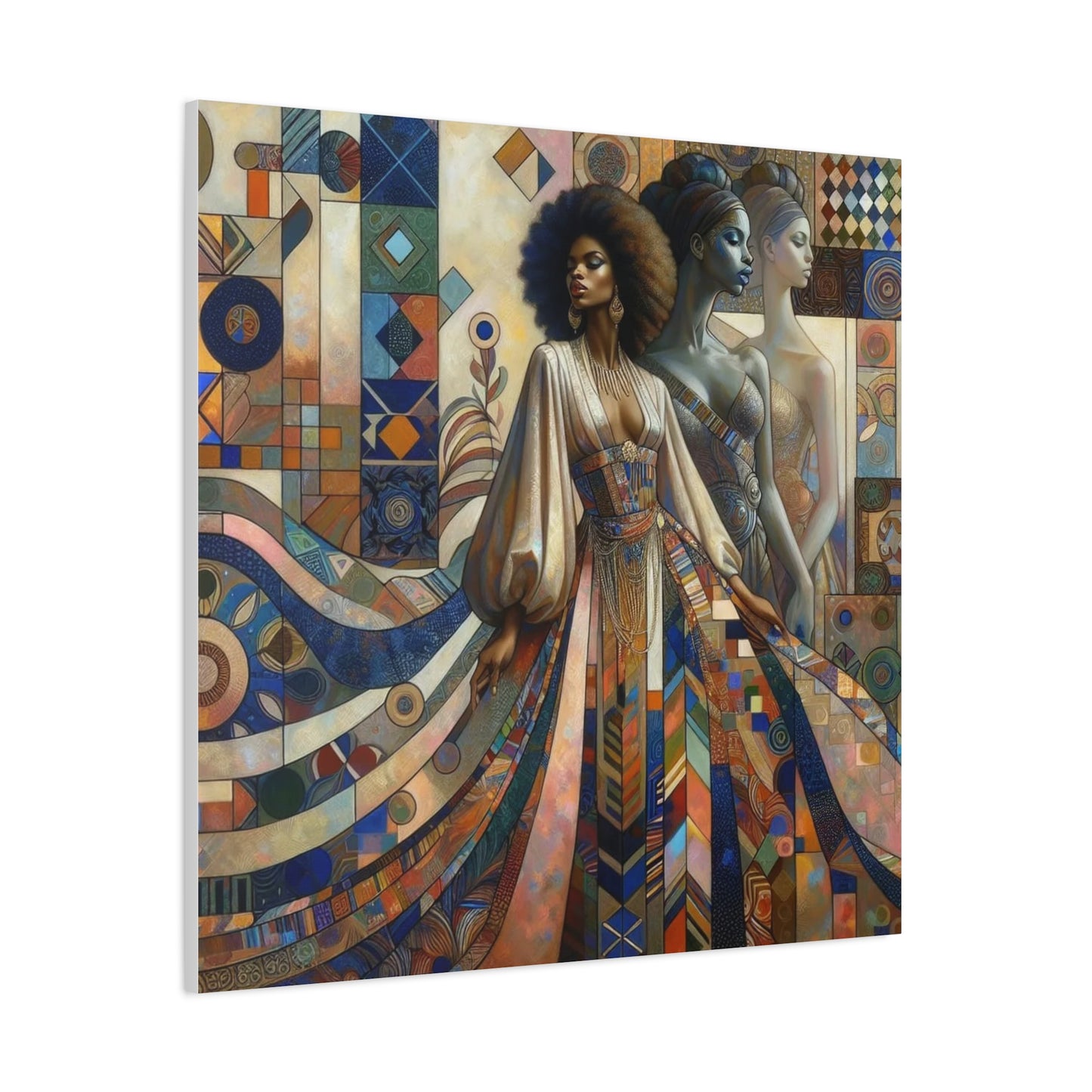 Beautiful Black Woman Canvas Art