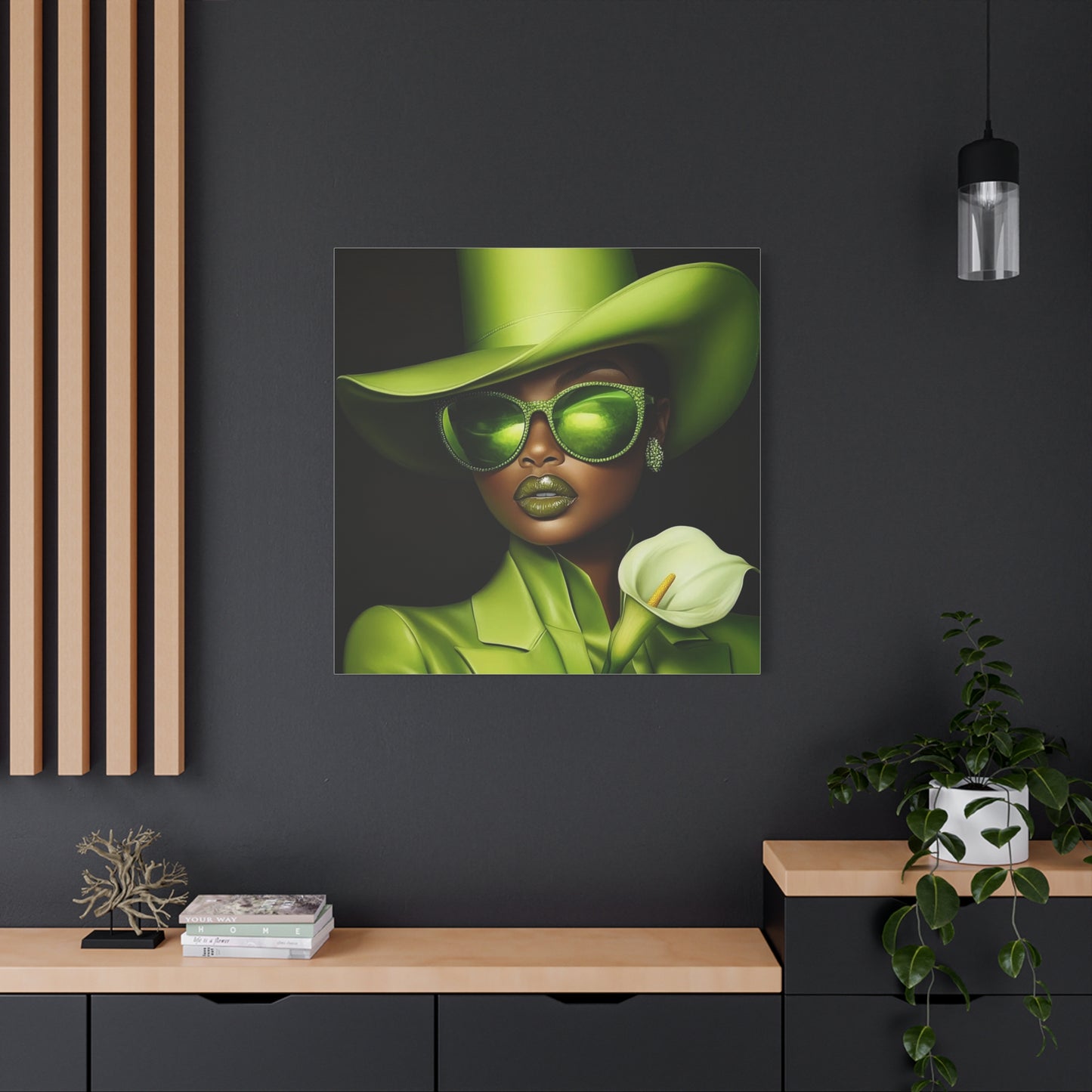 Beautiful Black Woman Canvas Art