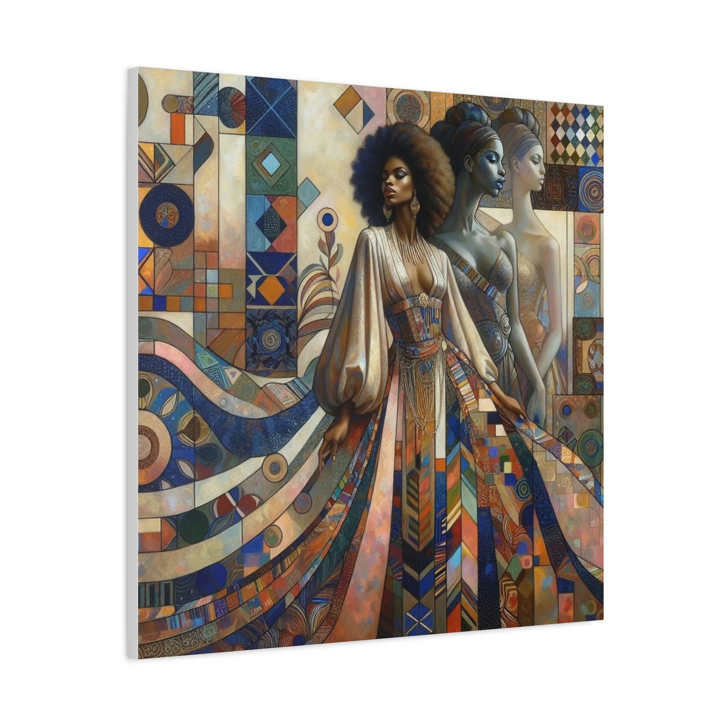 Beautiful Black Woman Canvas Art