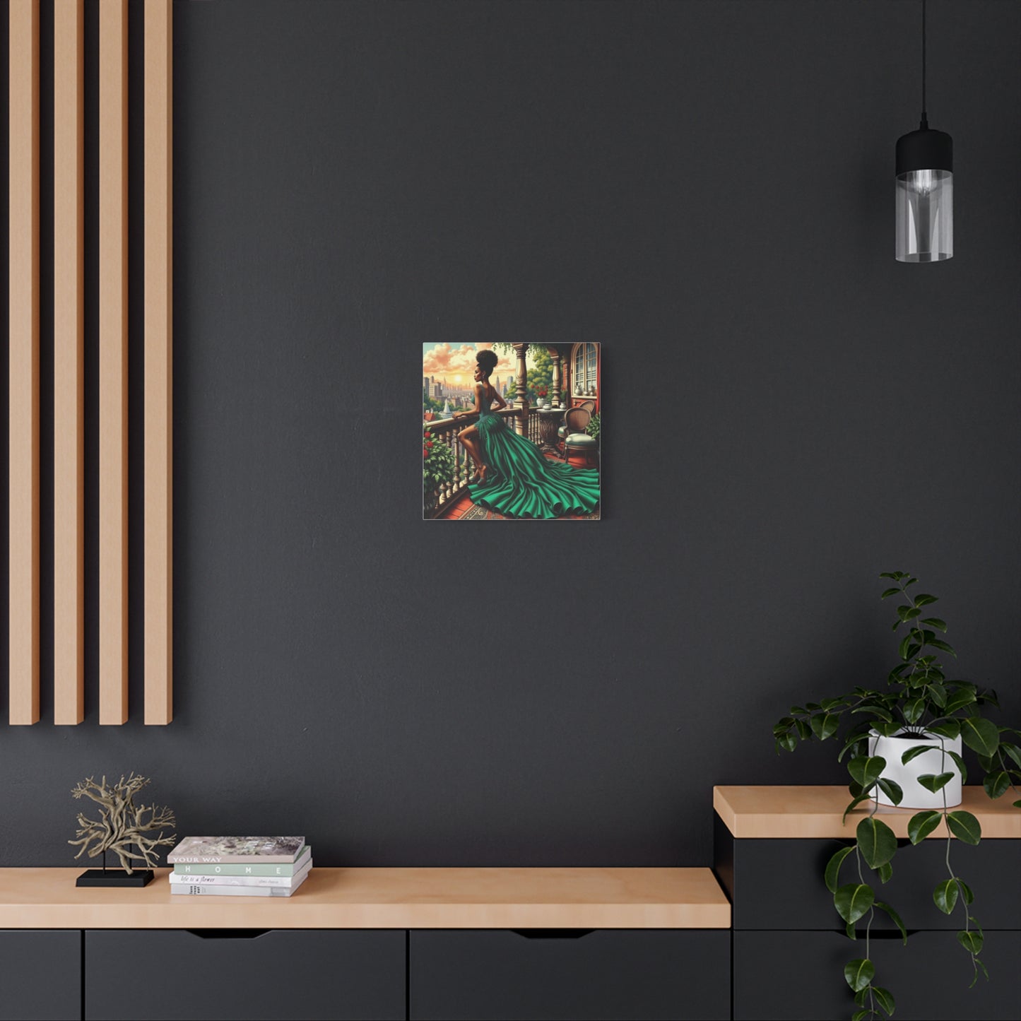 Beautiful Black Woman Canvas Art