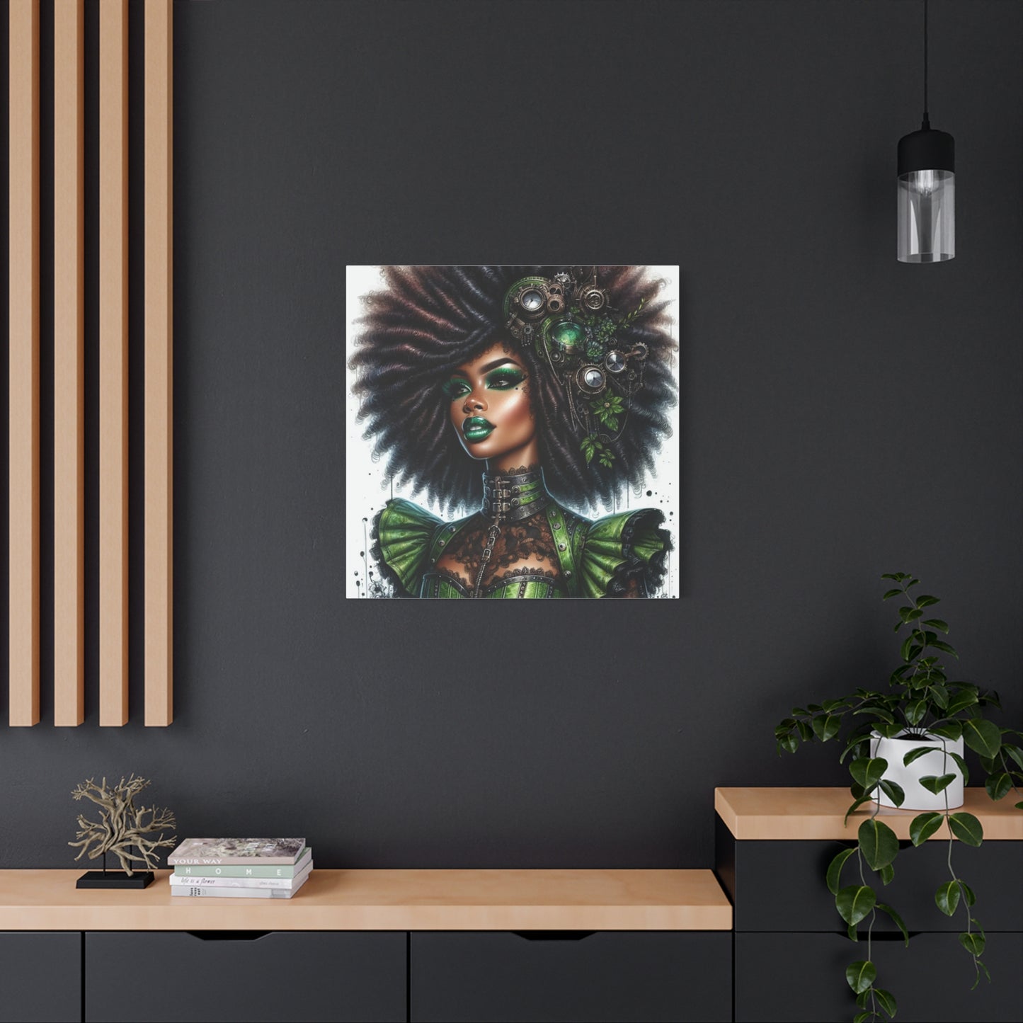 Beautiful Black Woman Canvas Art