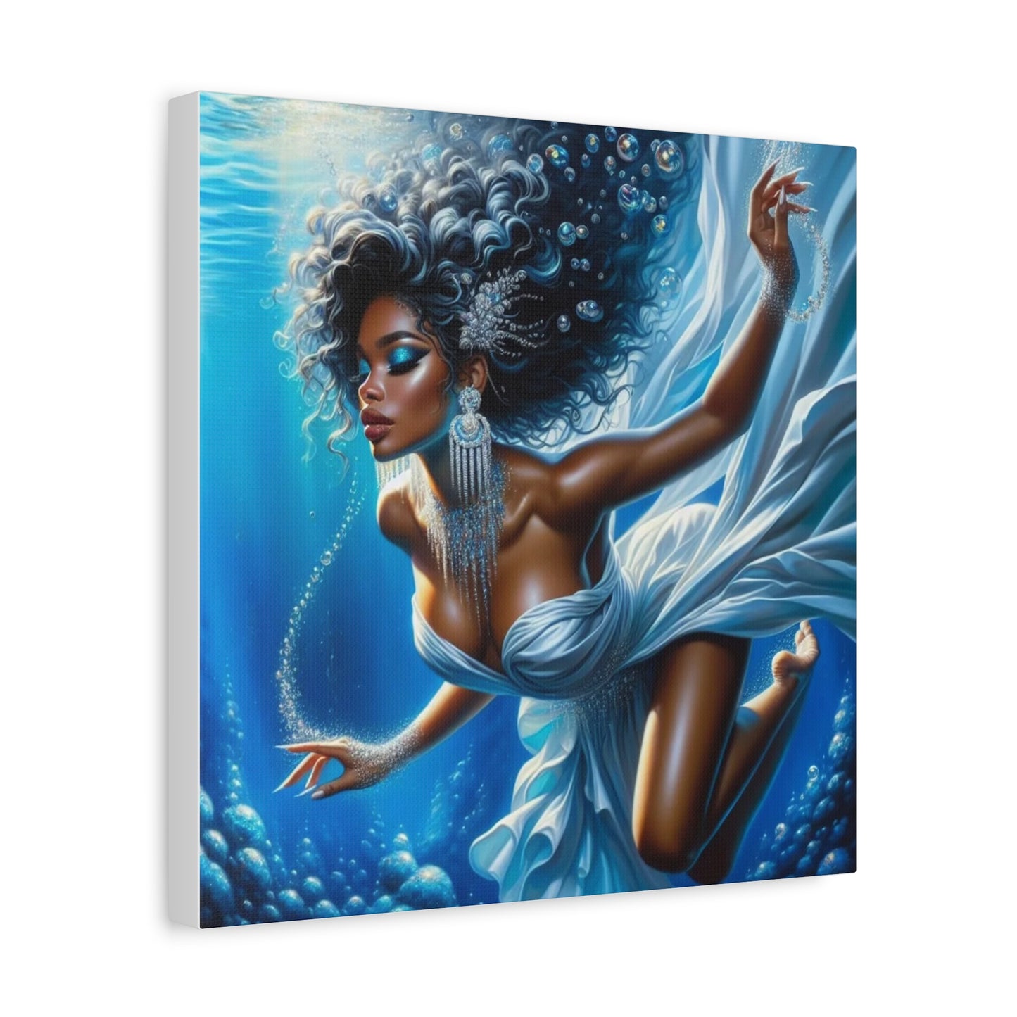 Beautiful Black Woman Canvas Art