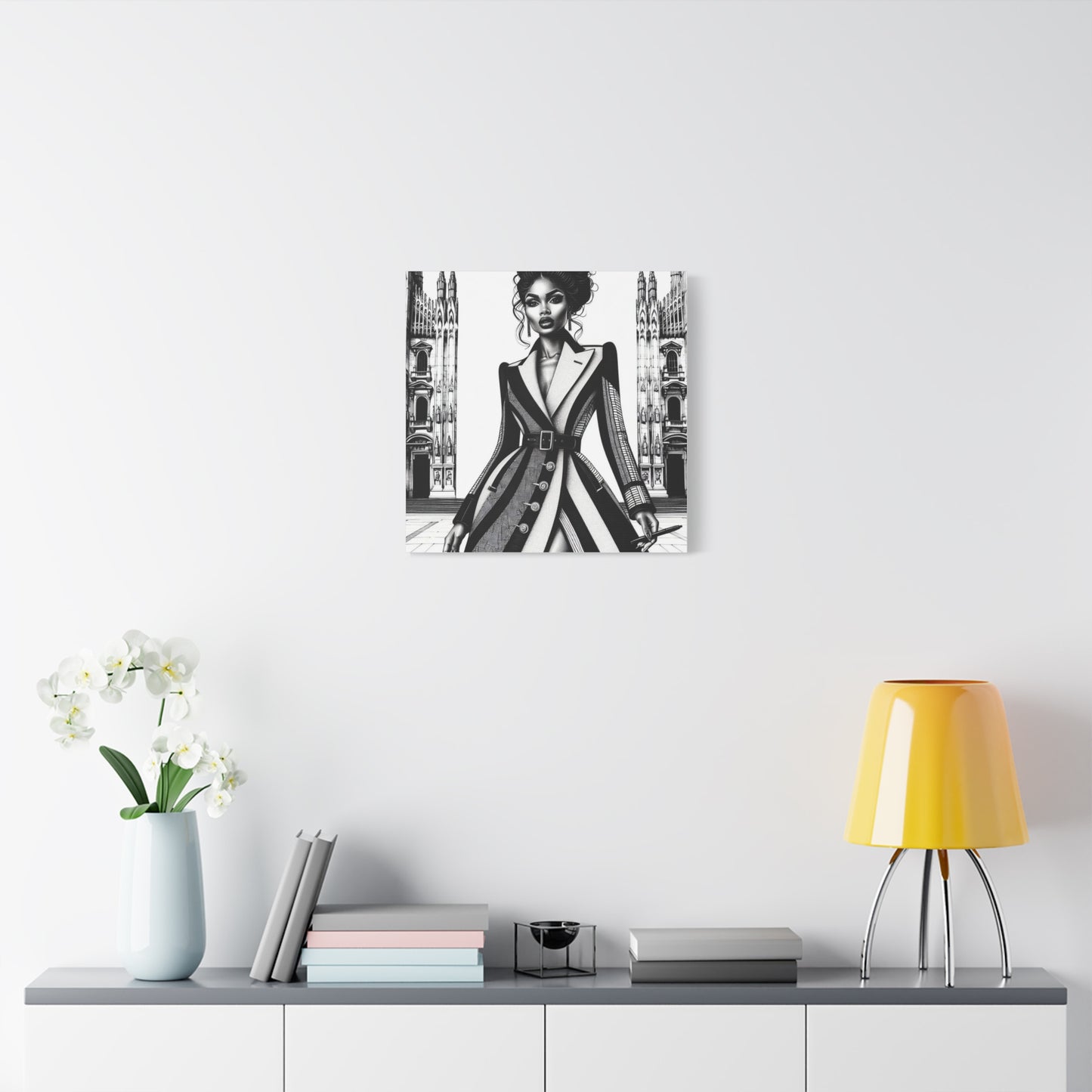 Beautiful Black Woman Canvas Art