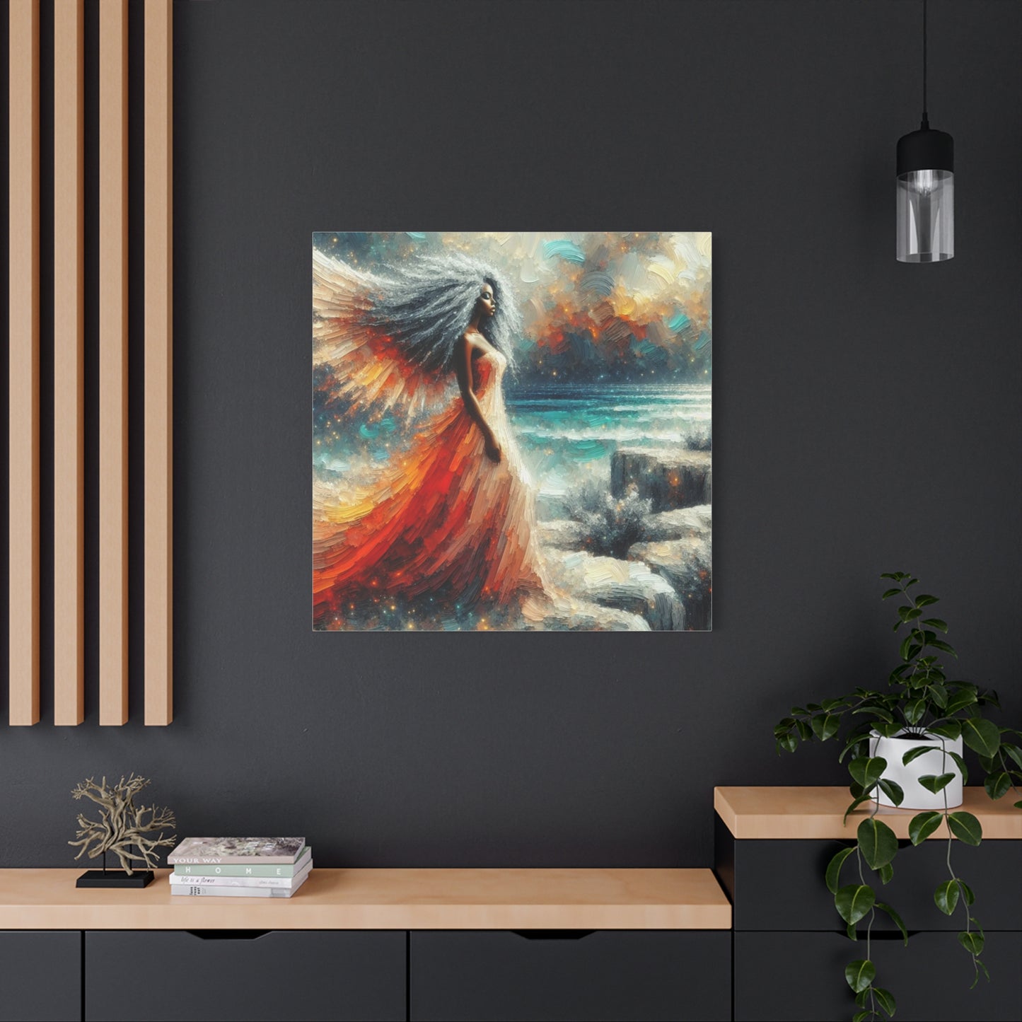Beautiful Black Woman Canvas Art